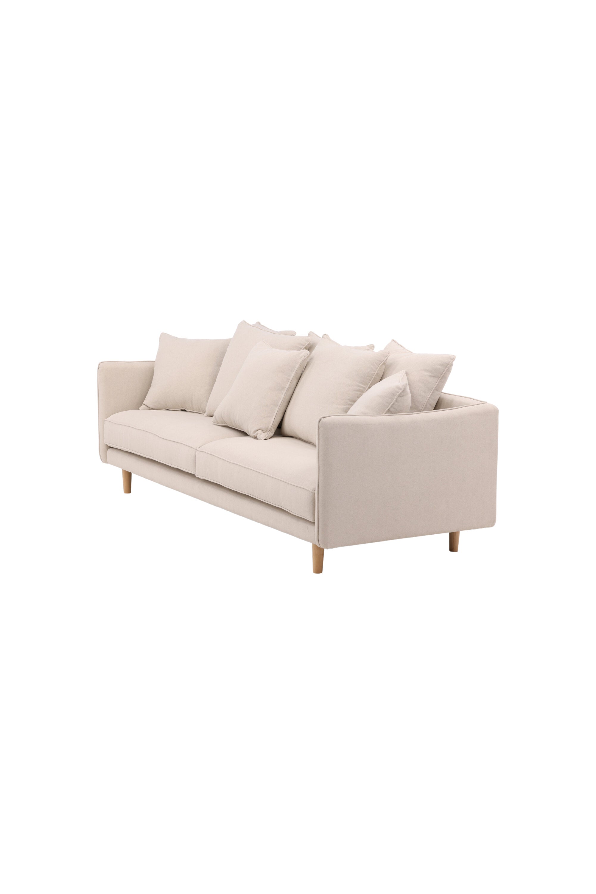 Segelskären Sofa in Beige präsentiert im Onlineshop von KAQTU Design AG. 3er Sofa ist von Vind