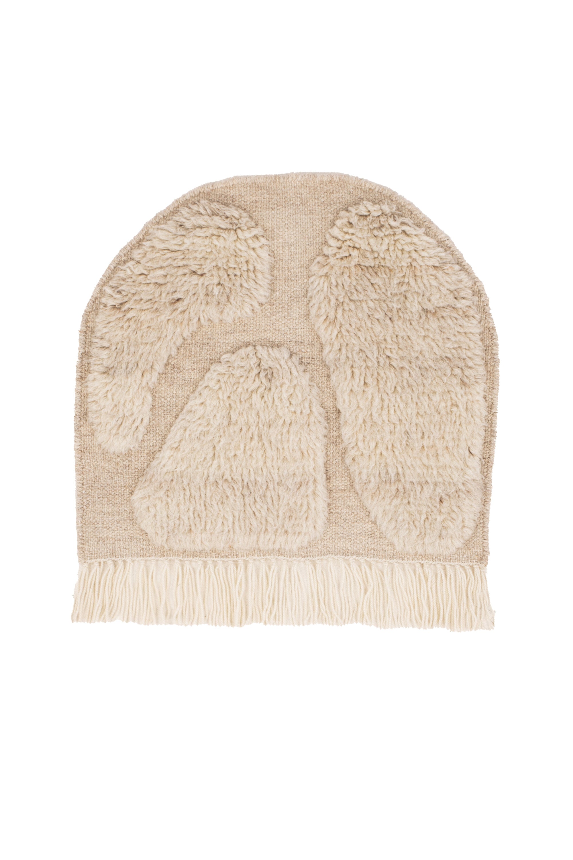 Jakobsö Dekoration in Cremefarben präsentiert im Onlineshop von KAQTU Design AG. Wandteppich ist von Vind