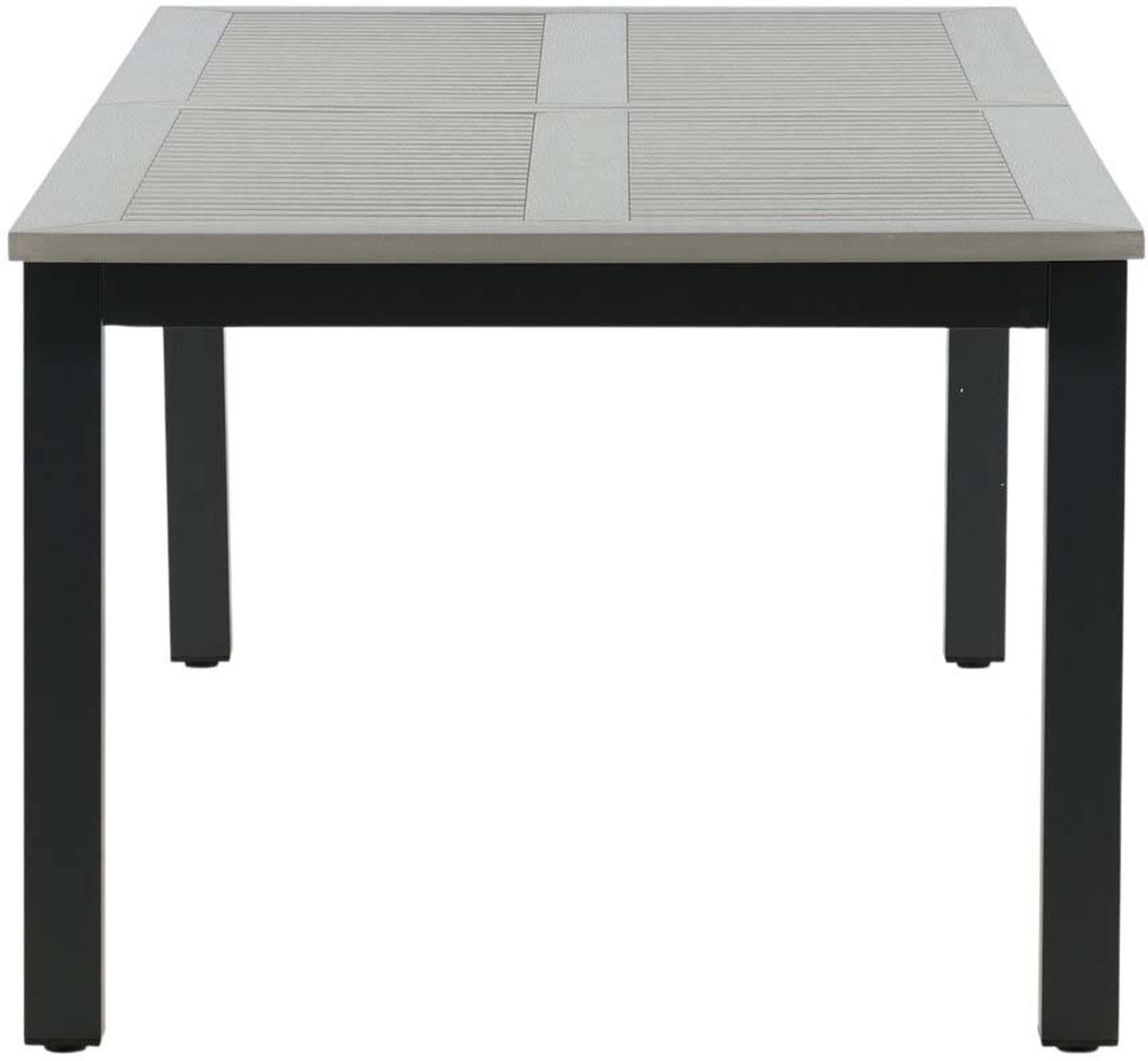 Entdecken Sie den Albany Gartentisch von Venture Home: Ausziehbar, wetterfest und elegant – ideal für unvergessliche Momente im Freien!