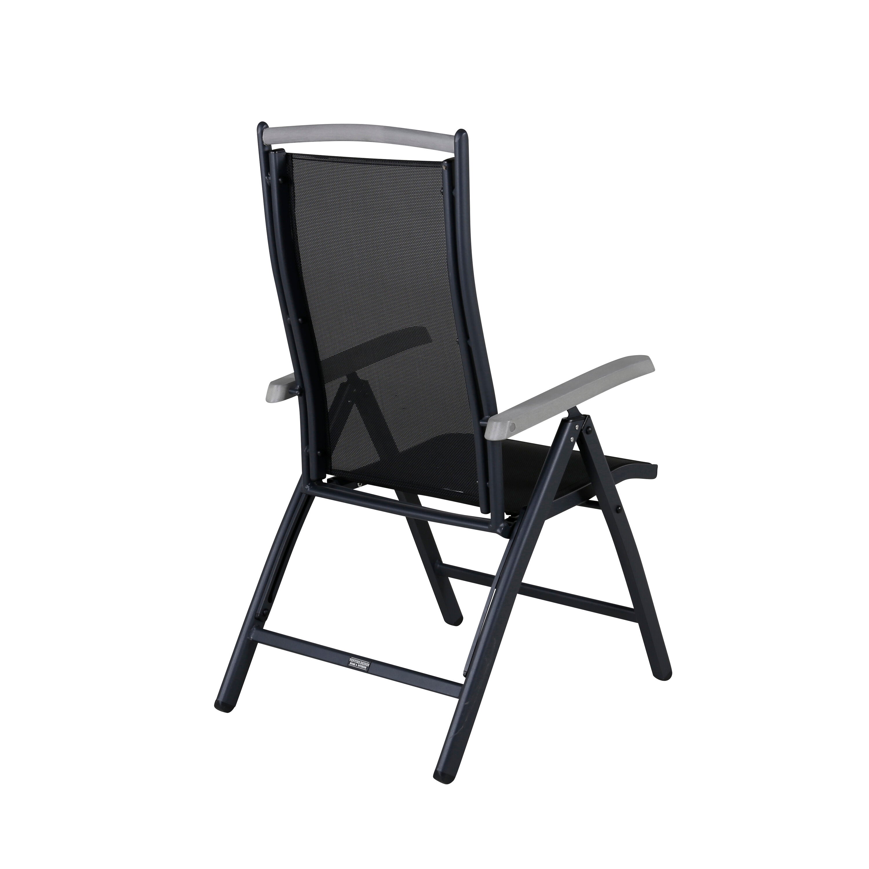Albany Stuhl in Schwarz präsentiert im Onlineshop von KAQTU Design AG. Gartenstuhl mit Armlehnen ist von Venture Home