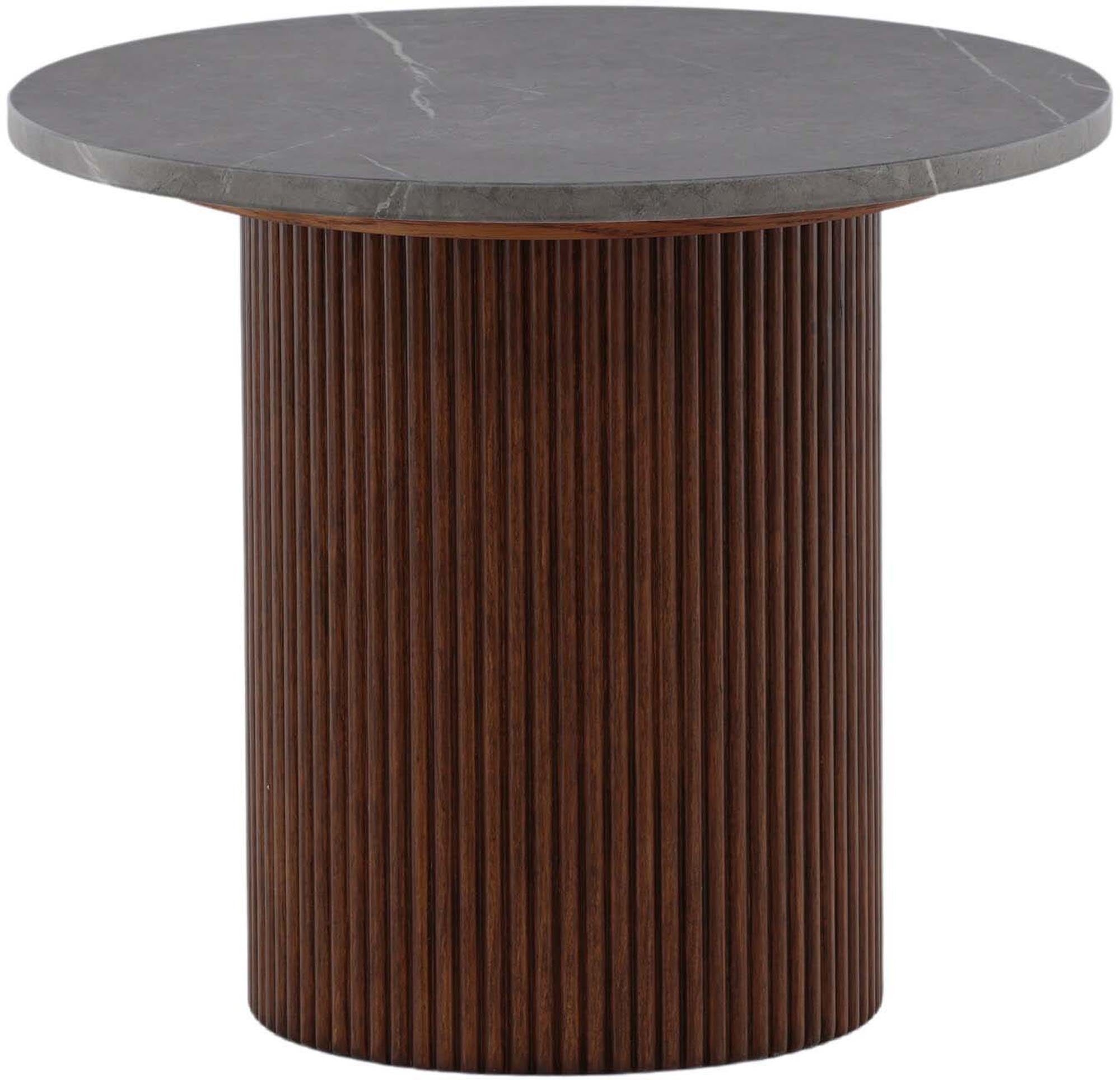 Entdecken Sie den Härön-Beistelltisch von Vind: Ein stilvolles Möbelstück aus hochwertigem Eschenholz, ideal für jeden Raum.