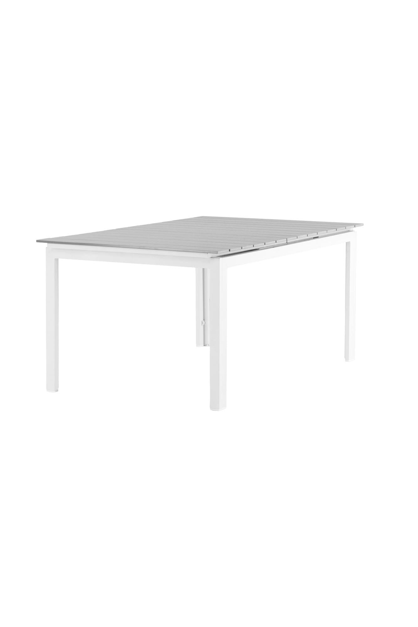 Moderner, ausziehbarer Gartentisch von Venture Home, ideal für stilvolle Aussenbereiche, flexibel von 100 bis 150 cm.