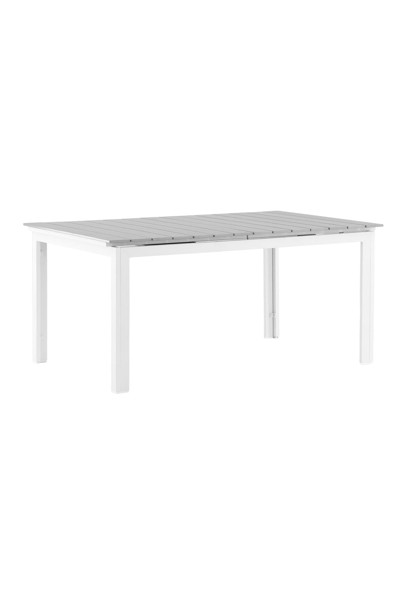 Eleganter, ausziehbarer Gartentisch von Venture Home, perfekt für moderne Aussenbereiche, anpassbar von 100 bis 150 cm.