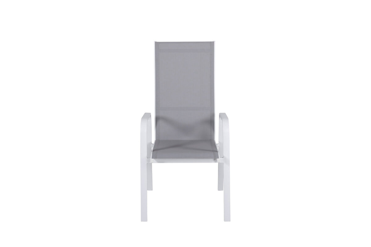 Copacabana Stuhl in Grau präsentiert im Onlineshop von KAQTU Design AG. Gartenstuhl mit Armlehnen ist von Venture Home