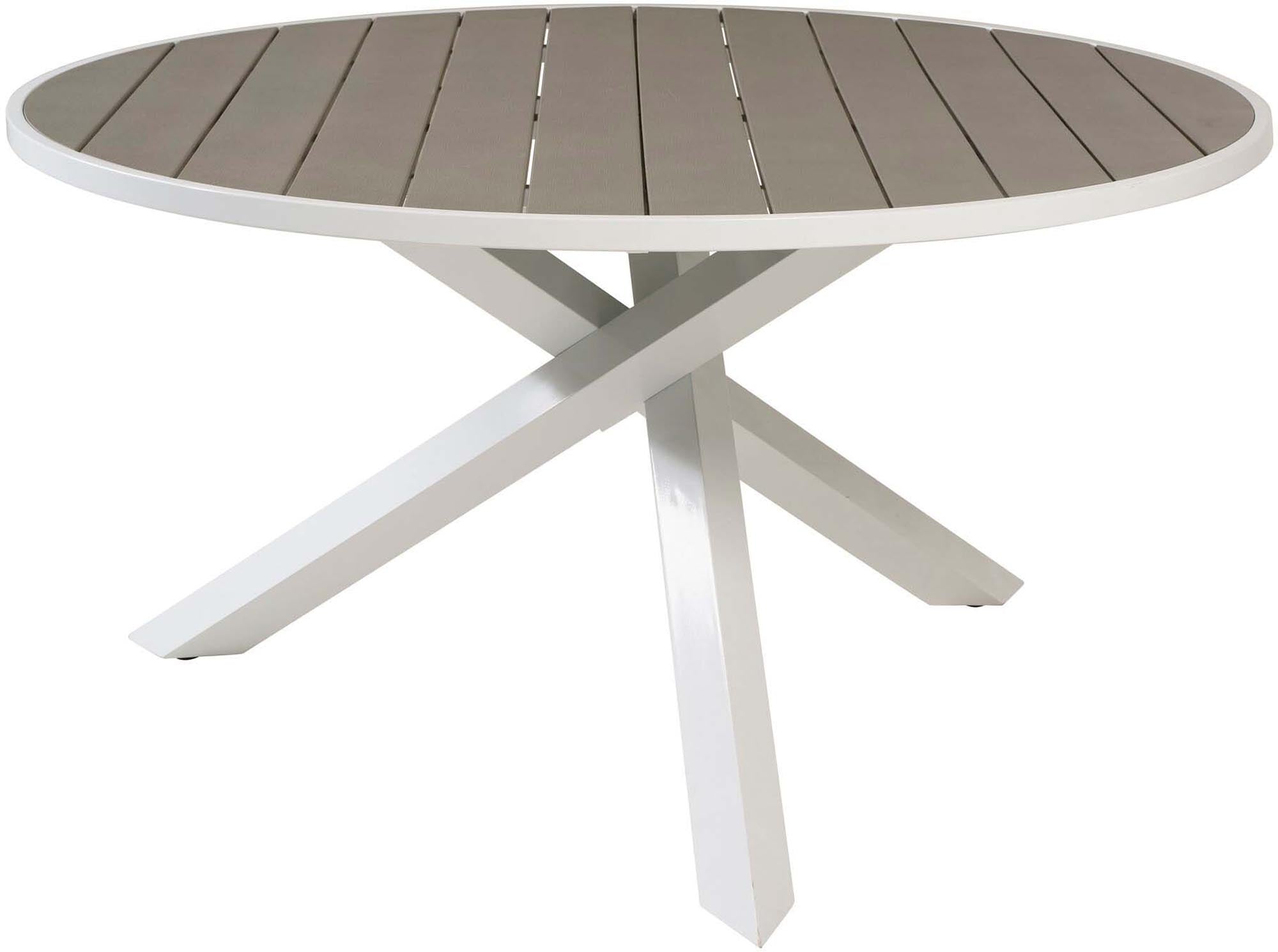 Parma Gartentisch rund in Weiss präsentiert im Onlineshop von KAQTU Design AG. Gartentisch ist von Venture Home
