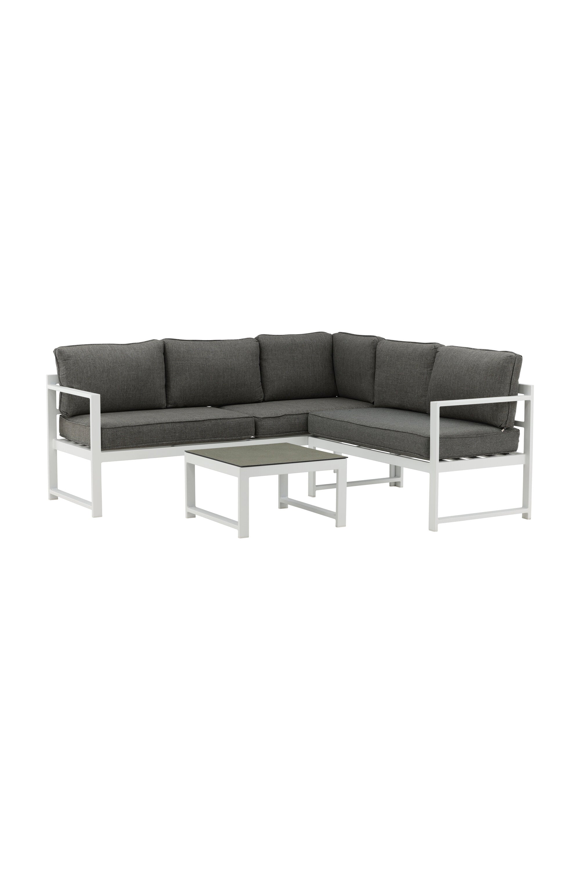 Salvador Ecksofa Outdoorset in Weiss präsentiert im Onlineshop von KAQTU Design AG. Loungeset ist von Venture Home