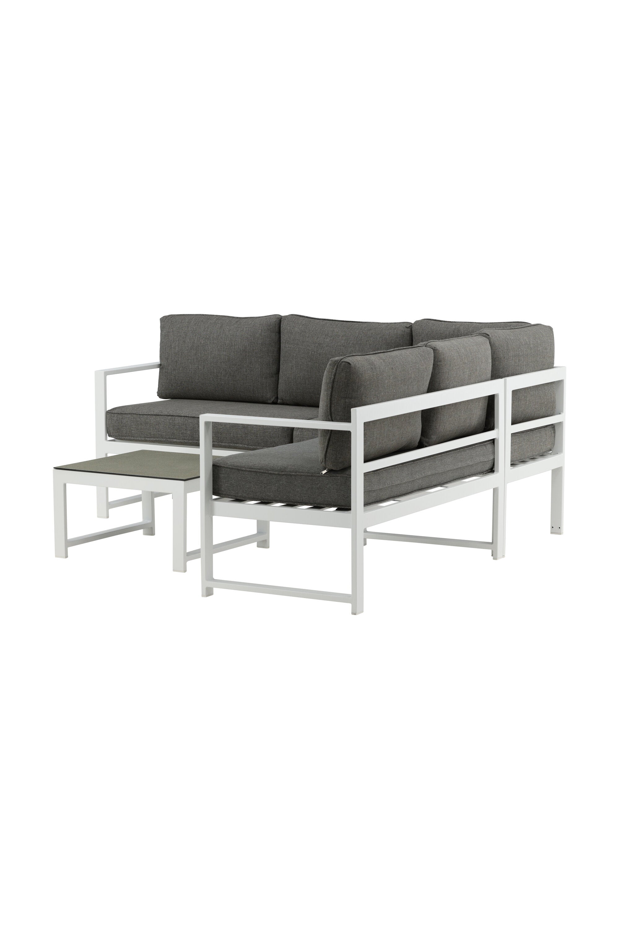 Salvador Ecksofa Outdoorset in Weiss präsentiert im Onlineshop von KAQTU Design AG. Loungeset ist von Venture Home