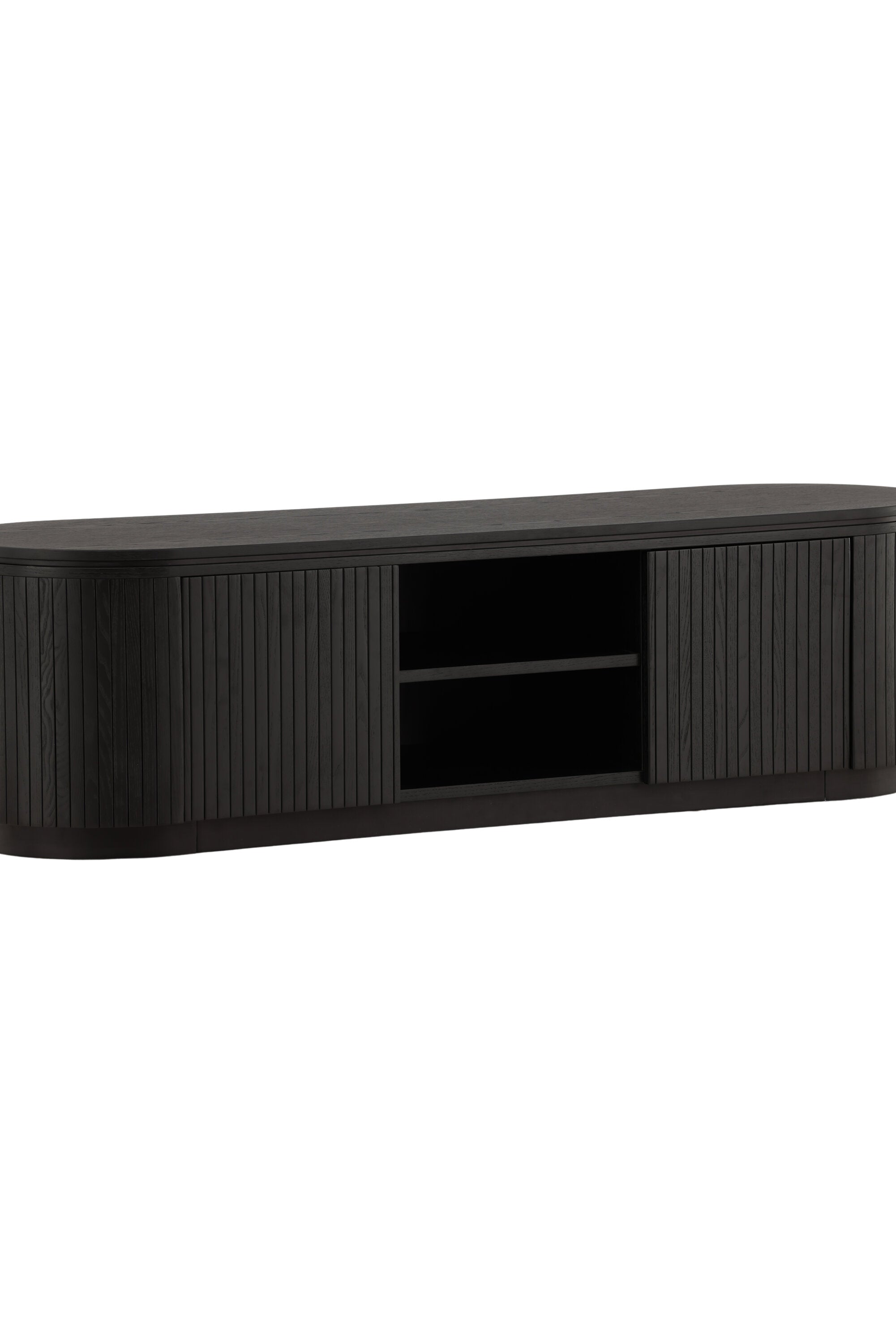 Fjällbacka TV Ständer in Schwarz präsentiert im Onlineshop von KAQTU Design AG. TV-Möbel ist von Vind
