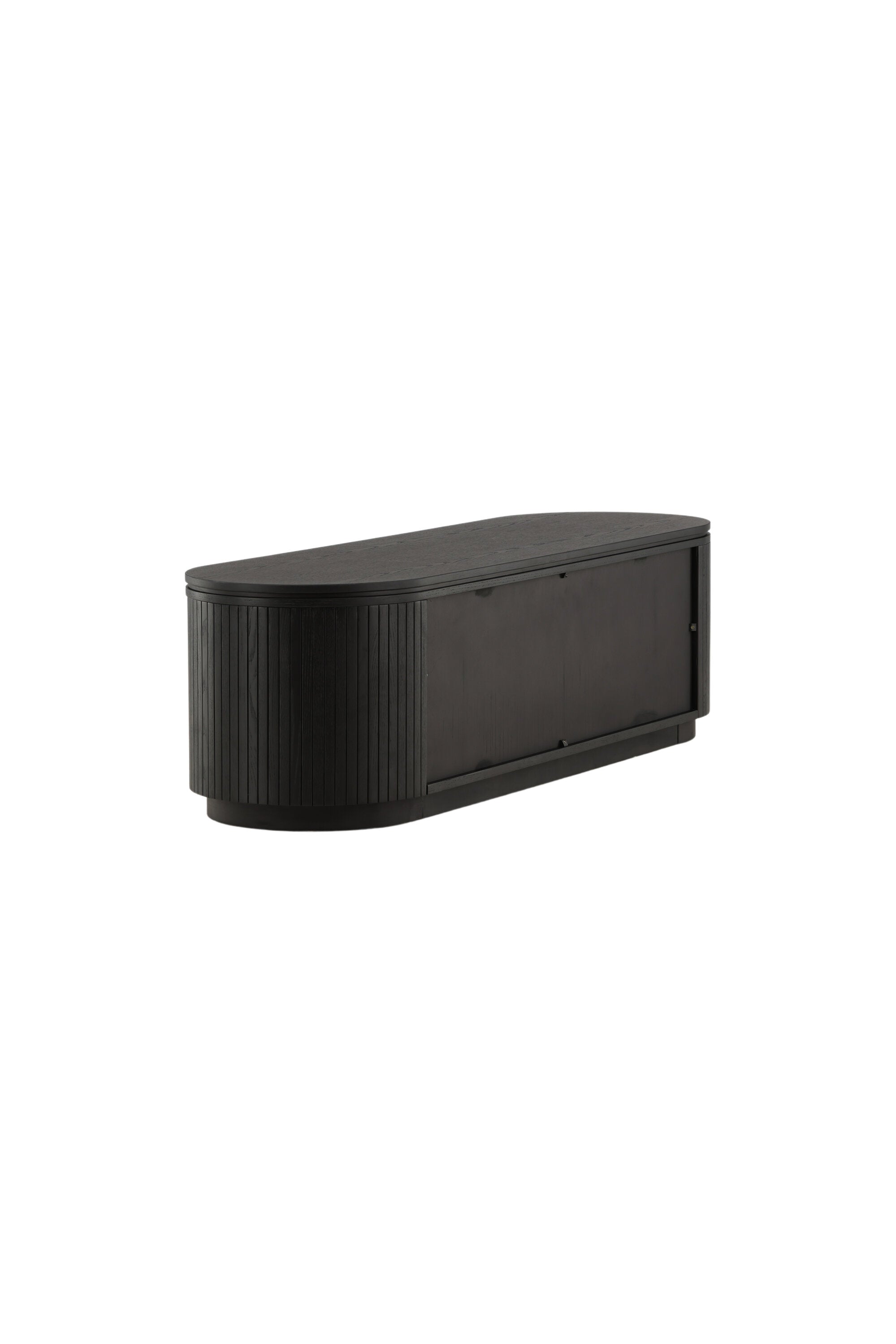 Fjällbacka TV Ständer in Schwarz präsentiert im Onlineshop von KAQTU Design AG. TV-Möbel ist von Vind