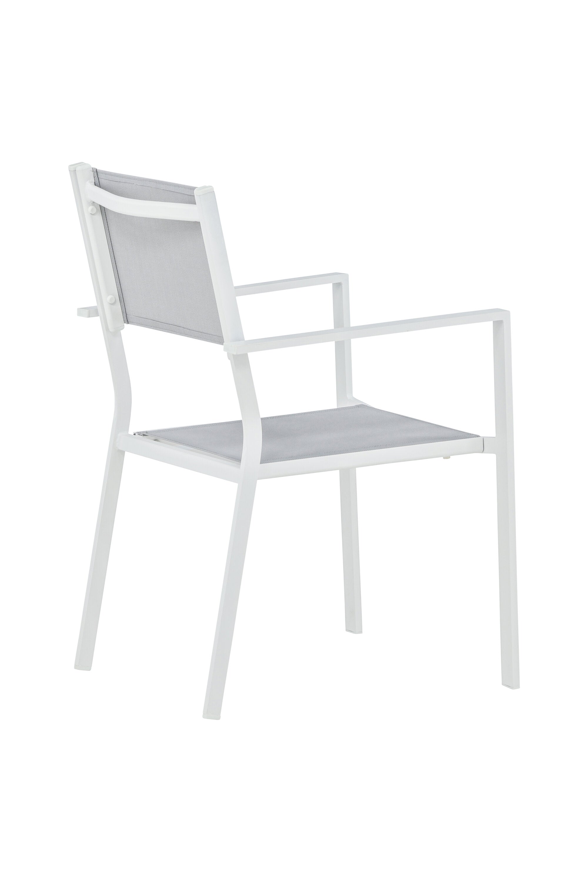 Copacabana Stapelstuhl in Weiss präsentiert im Onlineshop von KAQTU Design AG. Gartenstuhl mit Armlehnen ist von Venture Home