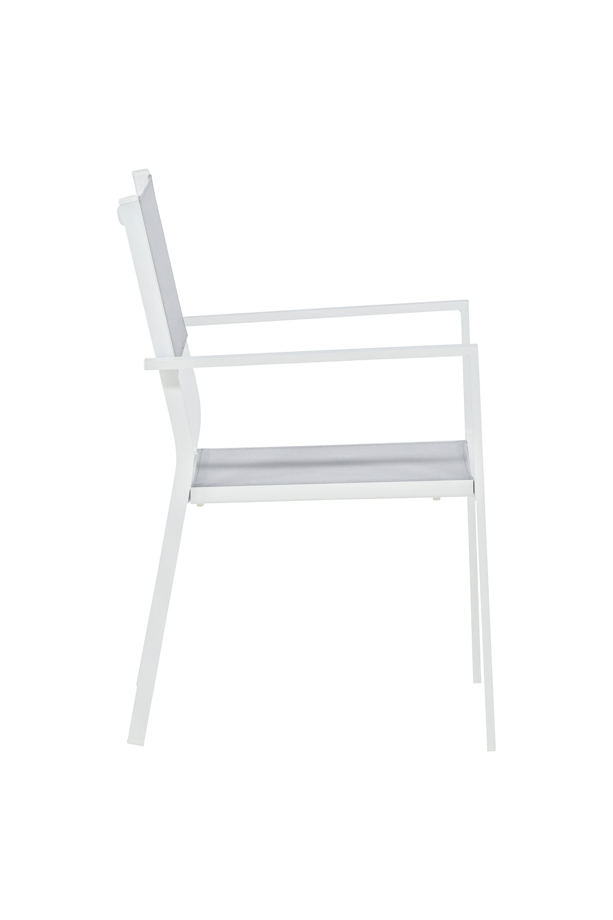 Copacabana Stapelstuhl in Weiss präsentiert im Onlineshop von KAQTU Design AG. Gartenstuhl mit Armlehnen ist von Venture Home