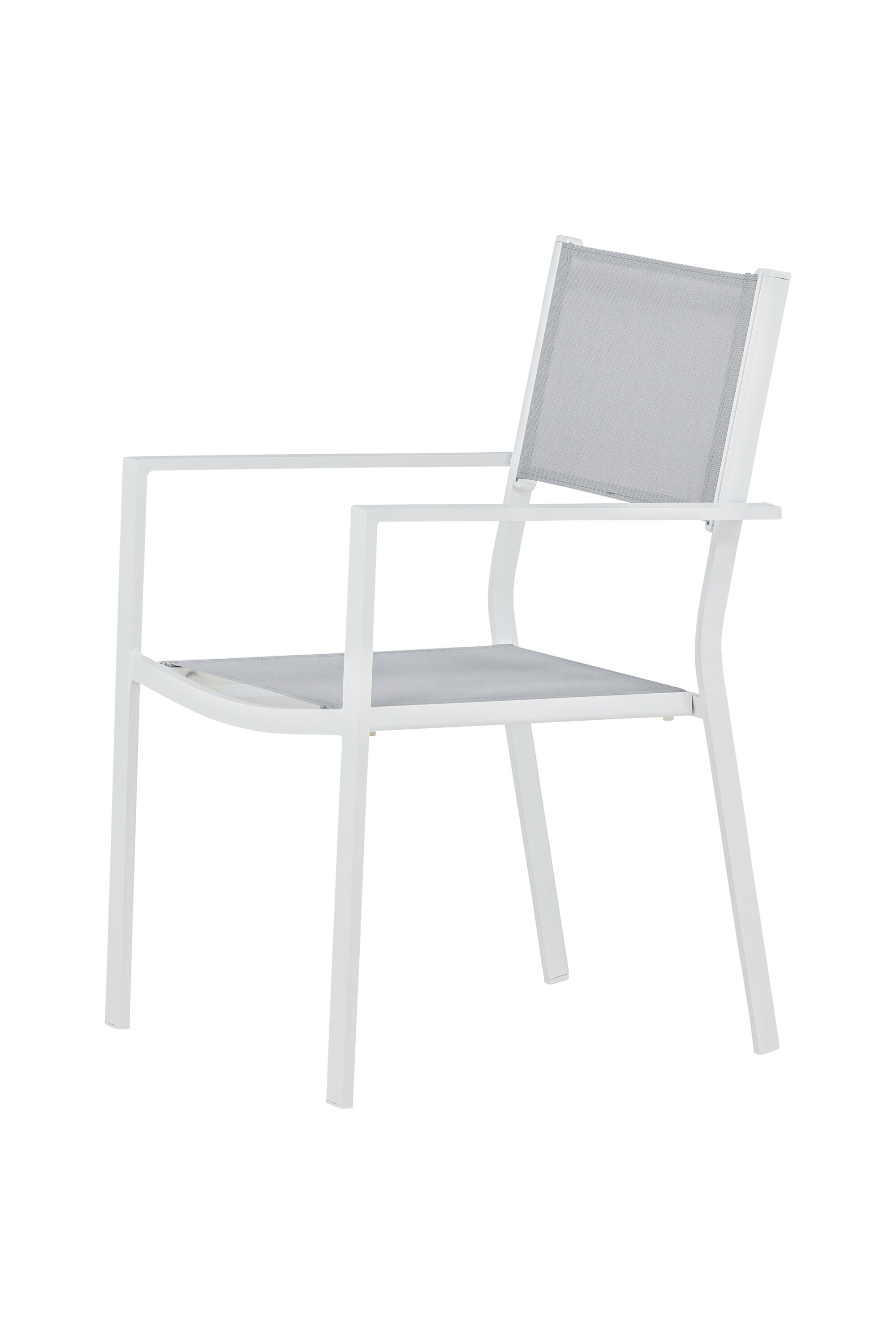 Copacabana Stapelstuhl in Weiss präsentiert im Onlineshop von KAQTU Design AG. Gartenstuhl mit Armlehnen ist von Venture Home