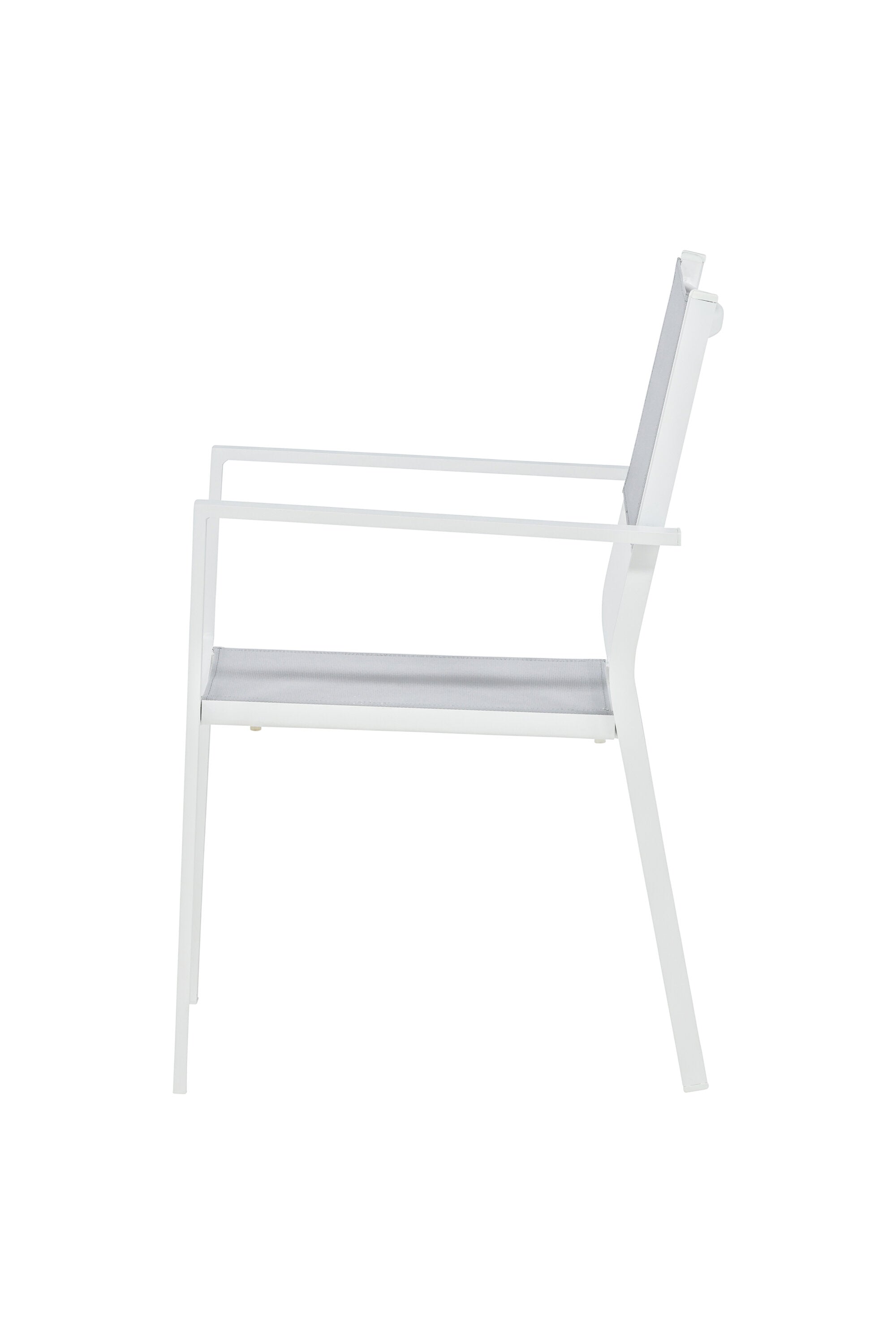 Copacabana Stapelstuhl in Weiss präsentiert im Onlineshop von KAQTU Design AG. Gartenstuhl mit Armlehnen ist von Venture Home