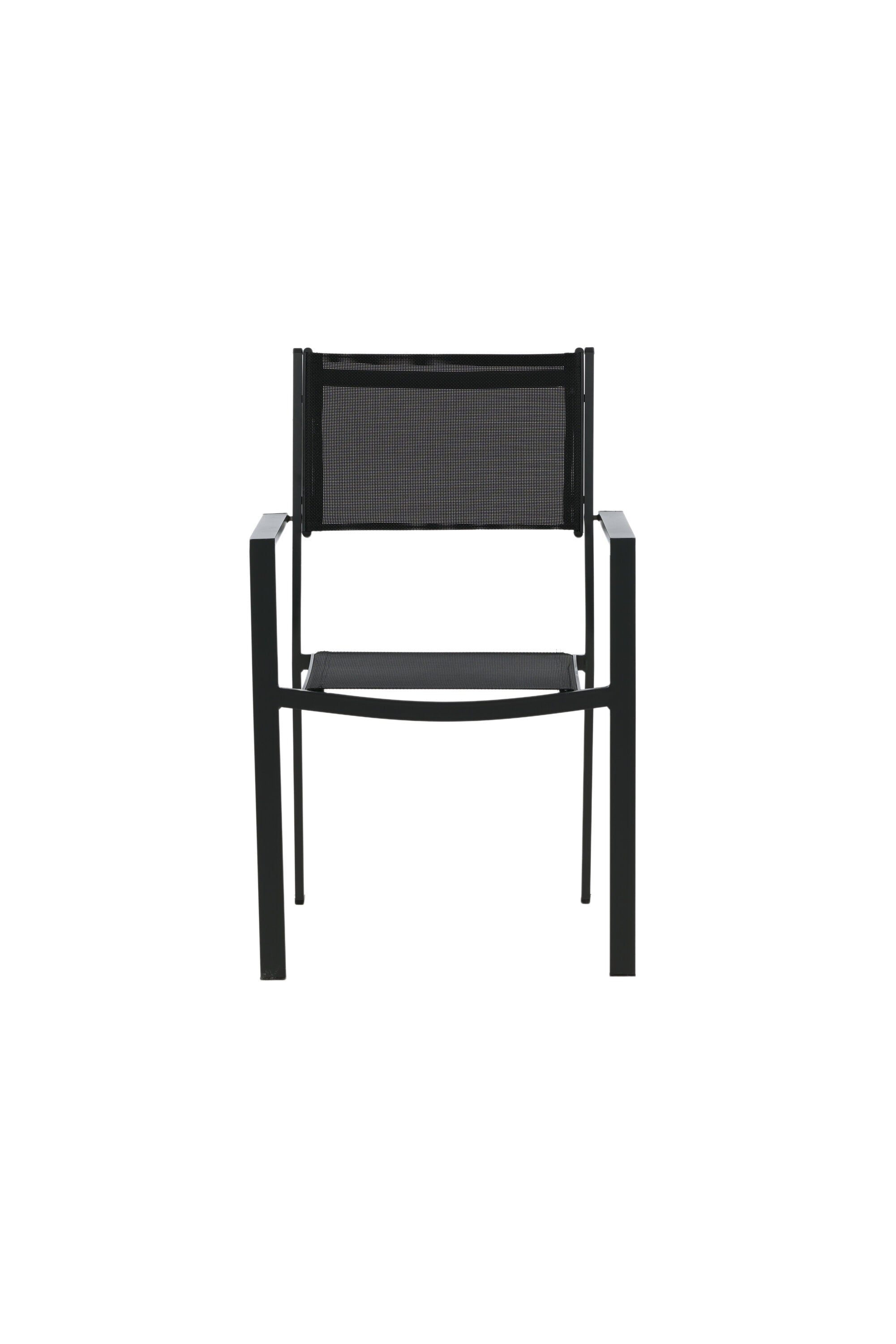 Copacabana Stapelstuhl in Schwarz präsentiert im Onlineshop von KAQTU Design AG. Gartenstuhl mit Armlehnen ist von Venture Home