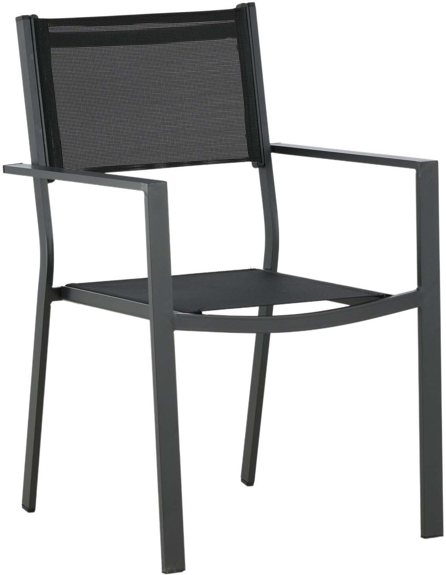 Eleganter Copacabana Stapelstuhl von Venture Home: Wetterfest, komfortabel und platzsparend. Perfekt für entspannte Stunden im Garten!