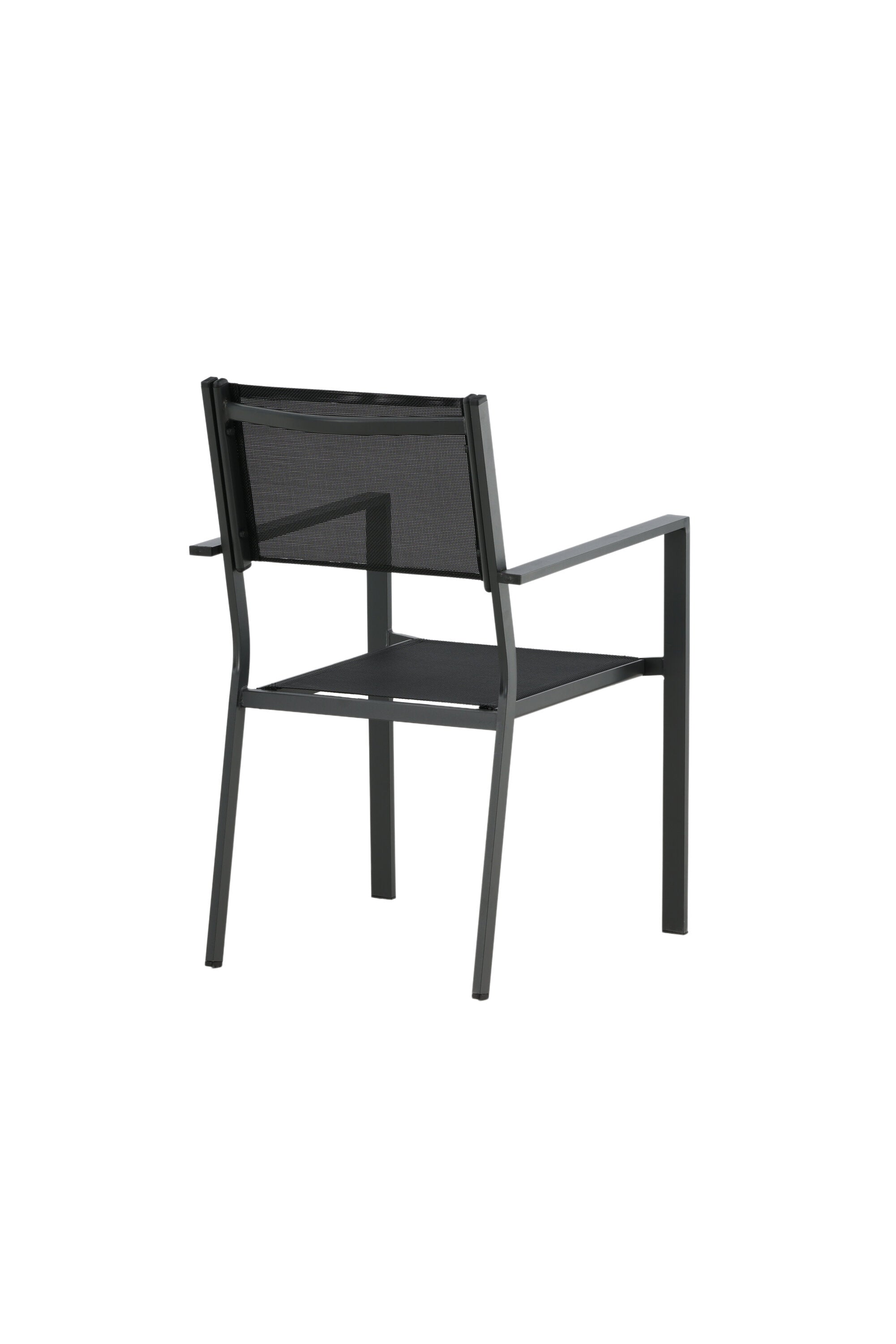 Copacabana Stapelstuhl in Schwarz präsentiert im Onlineshop von KAQTU Design AG. Gartenstuhl mit Armlehnen ist von Venture Home