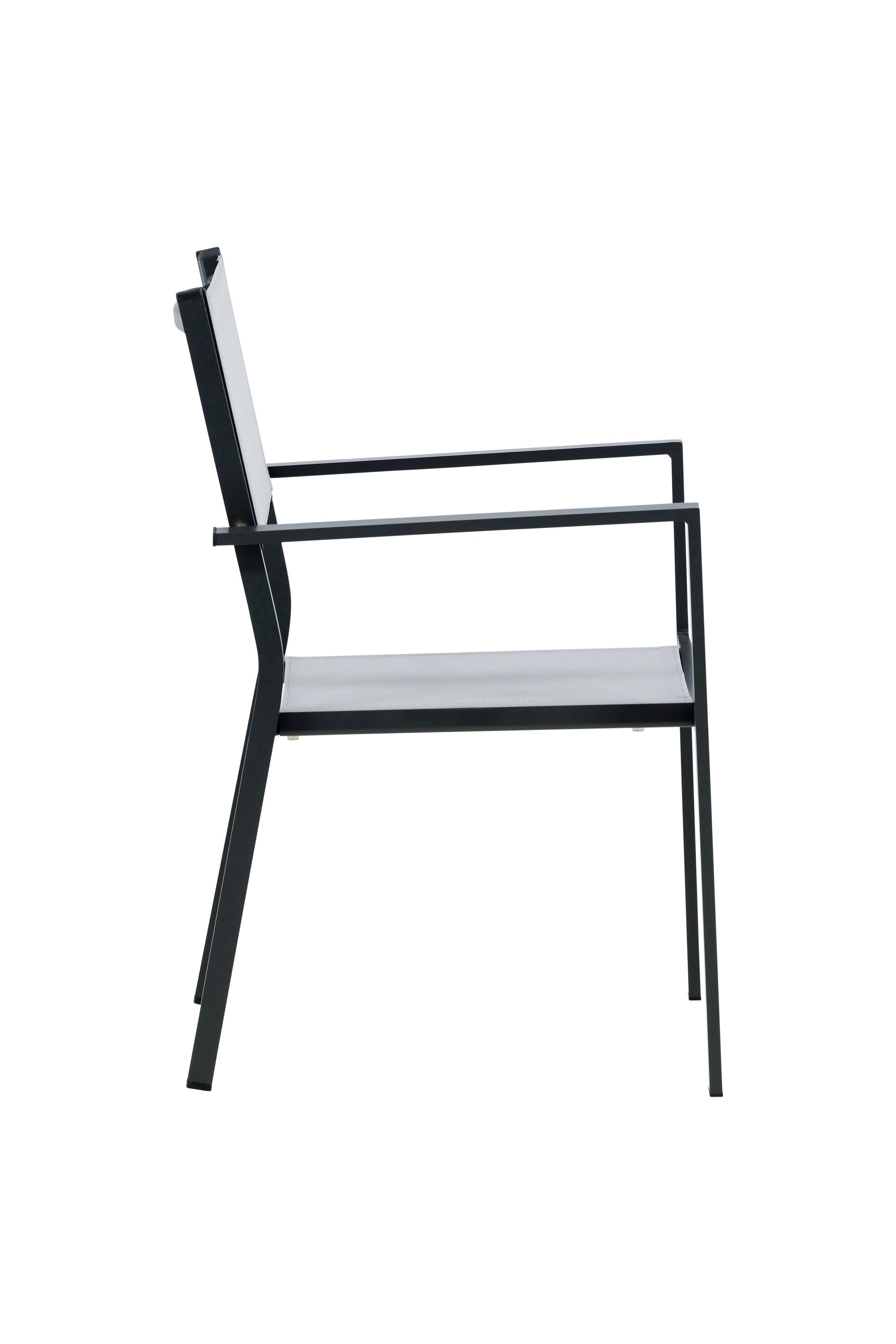 Copacabana Stapelstuhl in Grau präsentiert im Onlineshop von KAQTU Design AG. Gartenstuhl mit Armlehnen ist von Venture Home