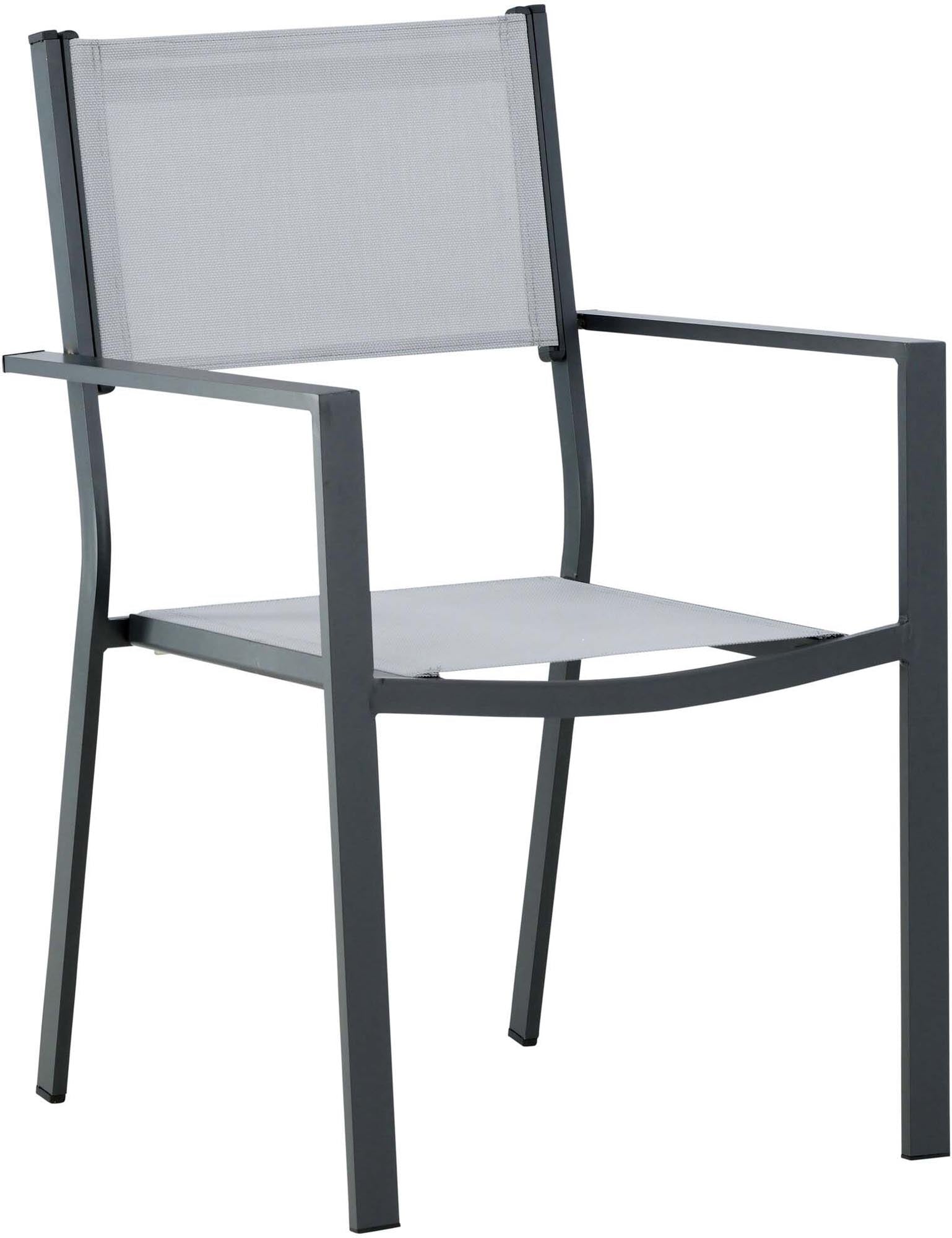 Stilvoller Copacabana Stapelstuhl von Venture Home: Leicht, langlebig und perfekt für jeden Außenbereich. Genießen Sie Komfort und Eleganz!