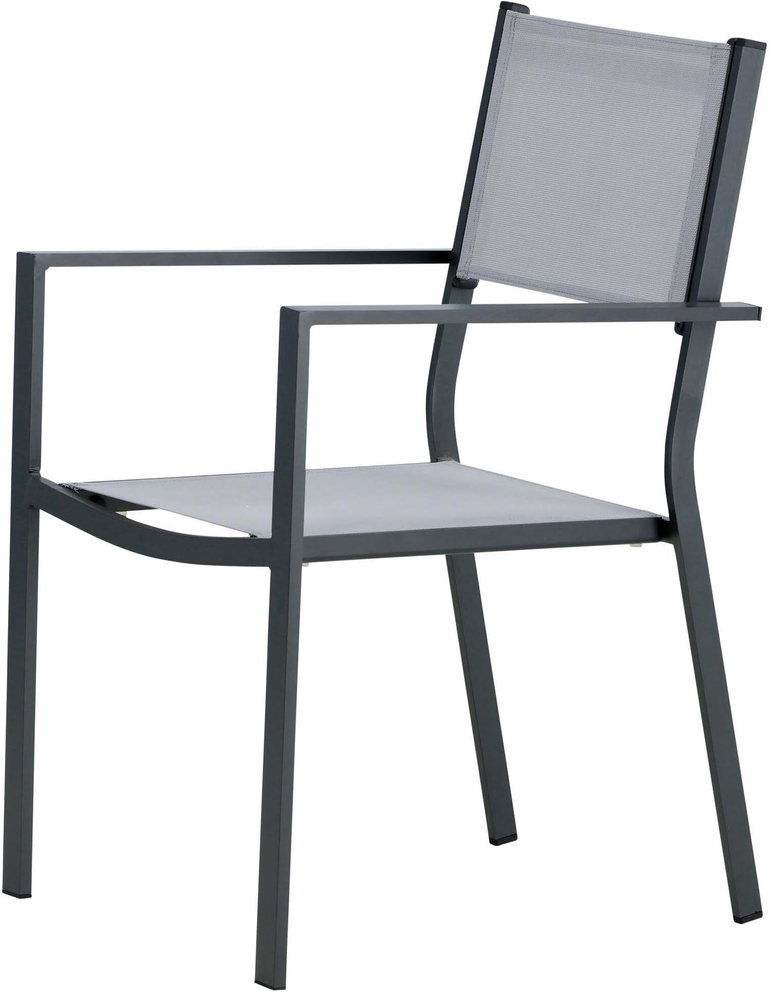 Eleganter Copacabana Stapelstuhl: wetterfest, komfortabel, stapelbar. Perfekt für stilvolle Outdoor-Entspannung.