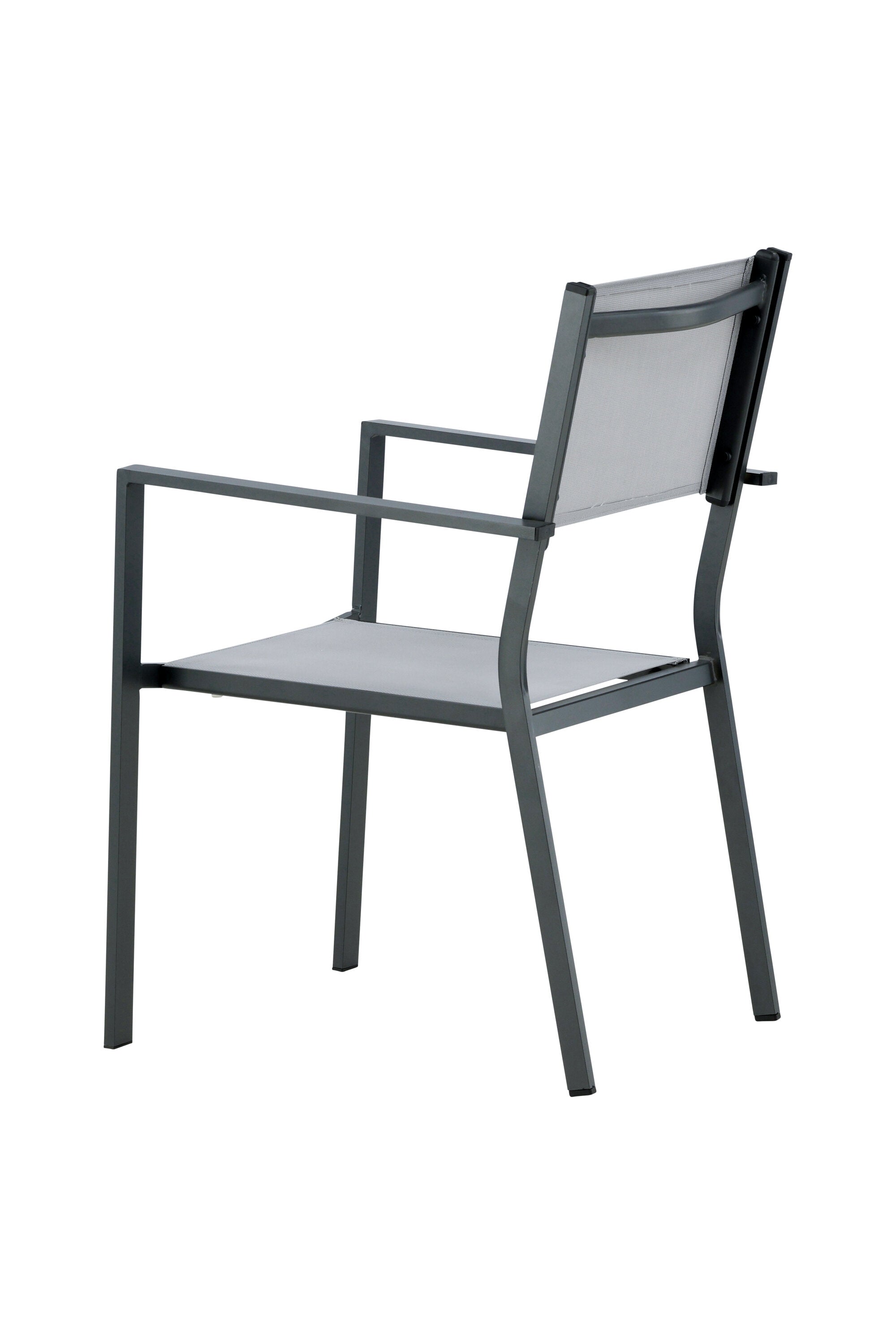 Copacabana Stapelstuhl in Grau präsentiert im Onlineshop von KAQTU Design AG. Gartenstuhl mit Armlehnen ist von Venture Home