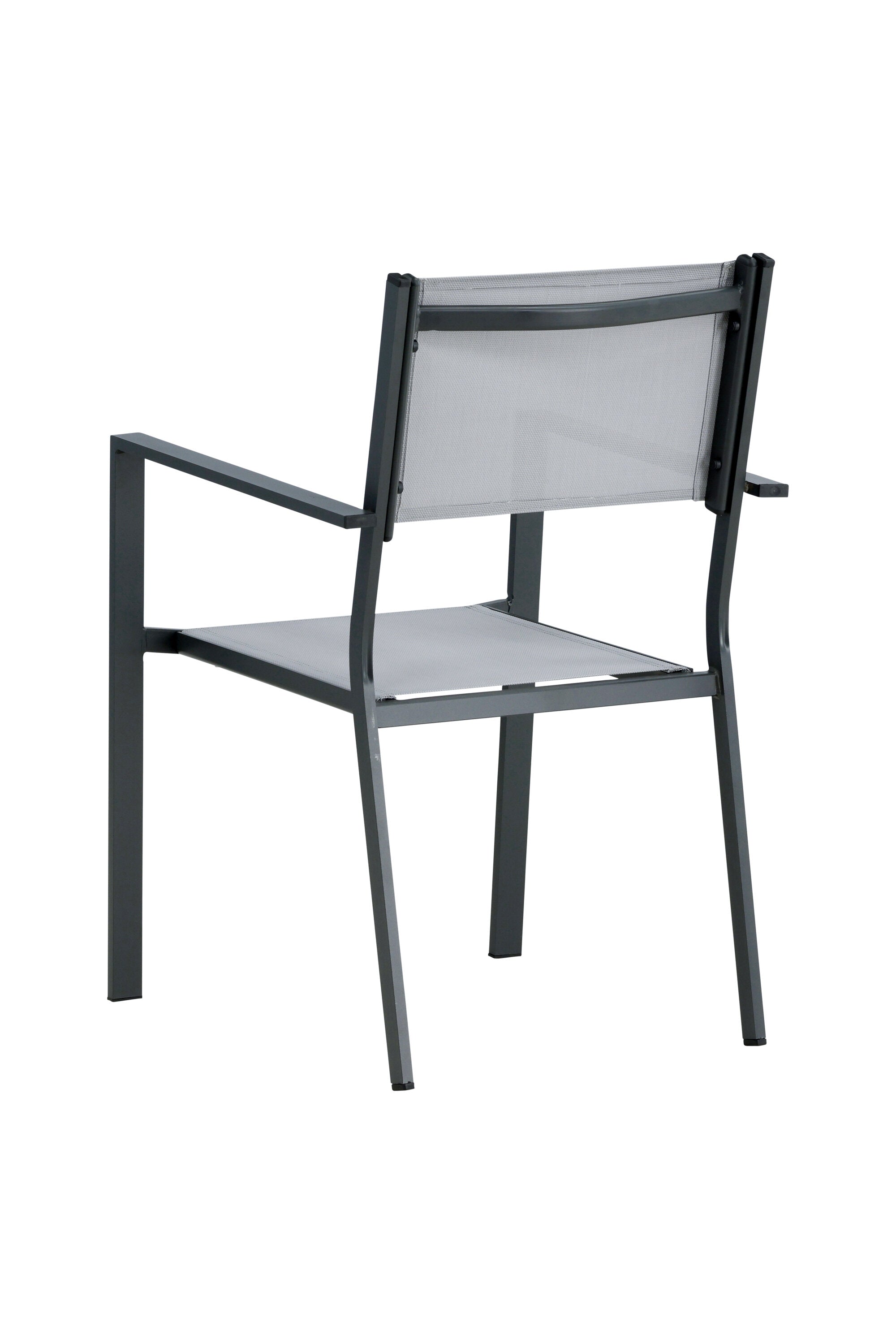 Copacabana Stapelstuhl in Grau präsentiert im Onlineshop von KAQTU Design AG. Gartenstuhl mit Armlehnen ist von Venture Home