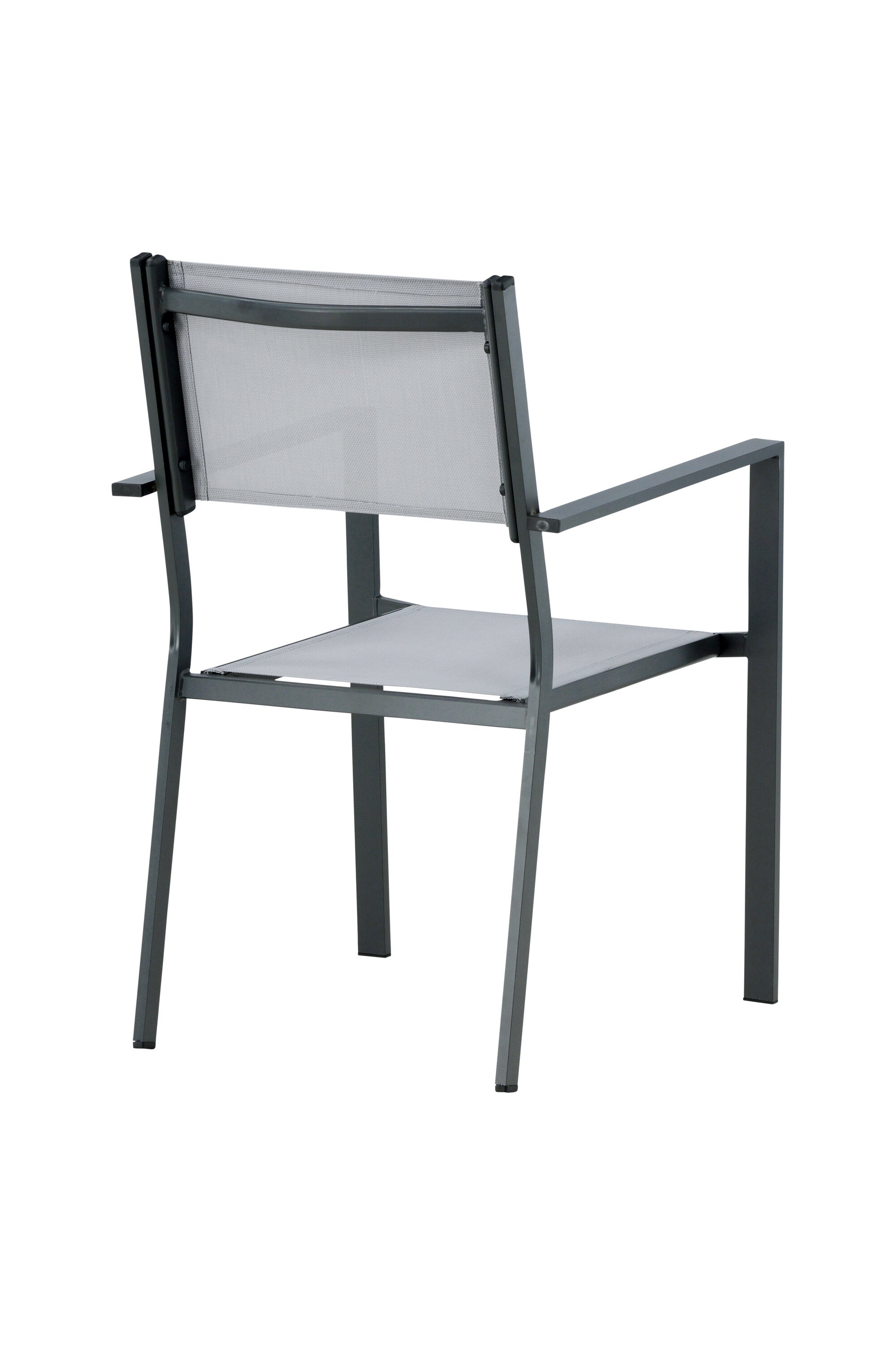 Copacabana Stapelstuhl in Grau präsentiert im Onlineshop von KAQTU Design AG. Gartenstuhl mit Armlehnen ist von Venture Home