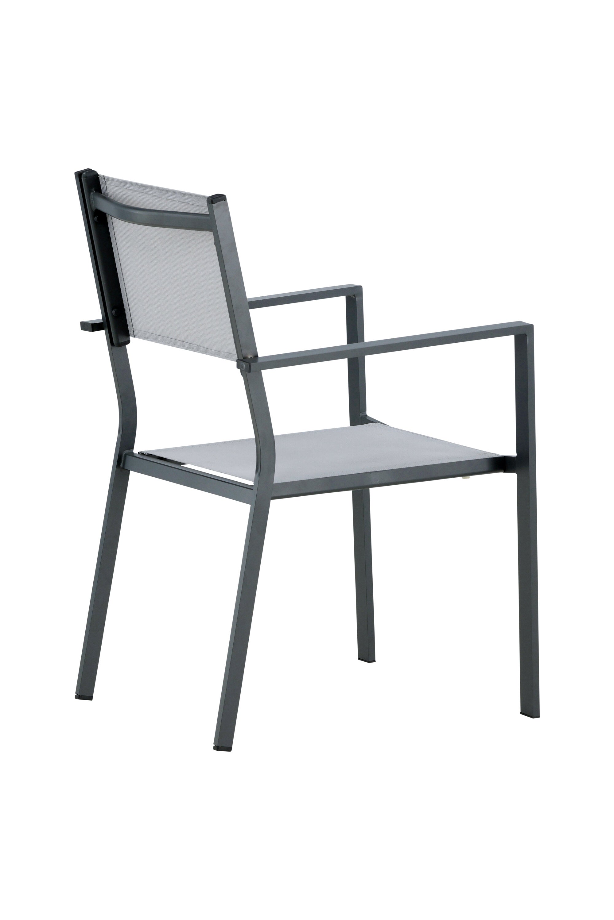 Copacabana Stapelstuhl in Grau präsentiert im Onlineshop von KAQTU Design AG. Gartenstuhl mit Armlehnen ist von Venture Home