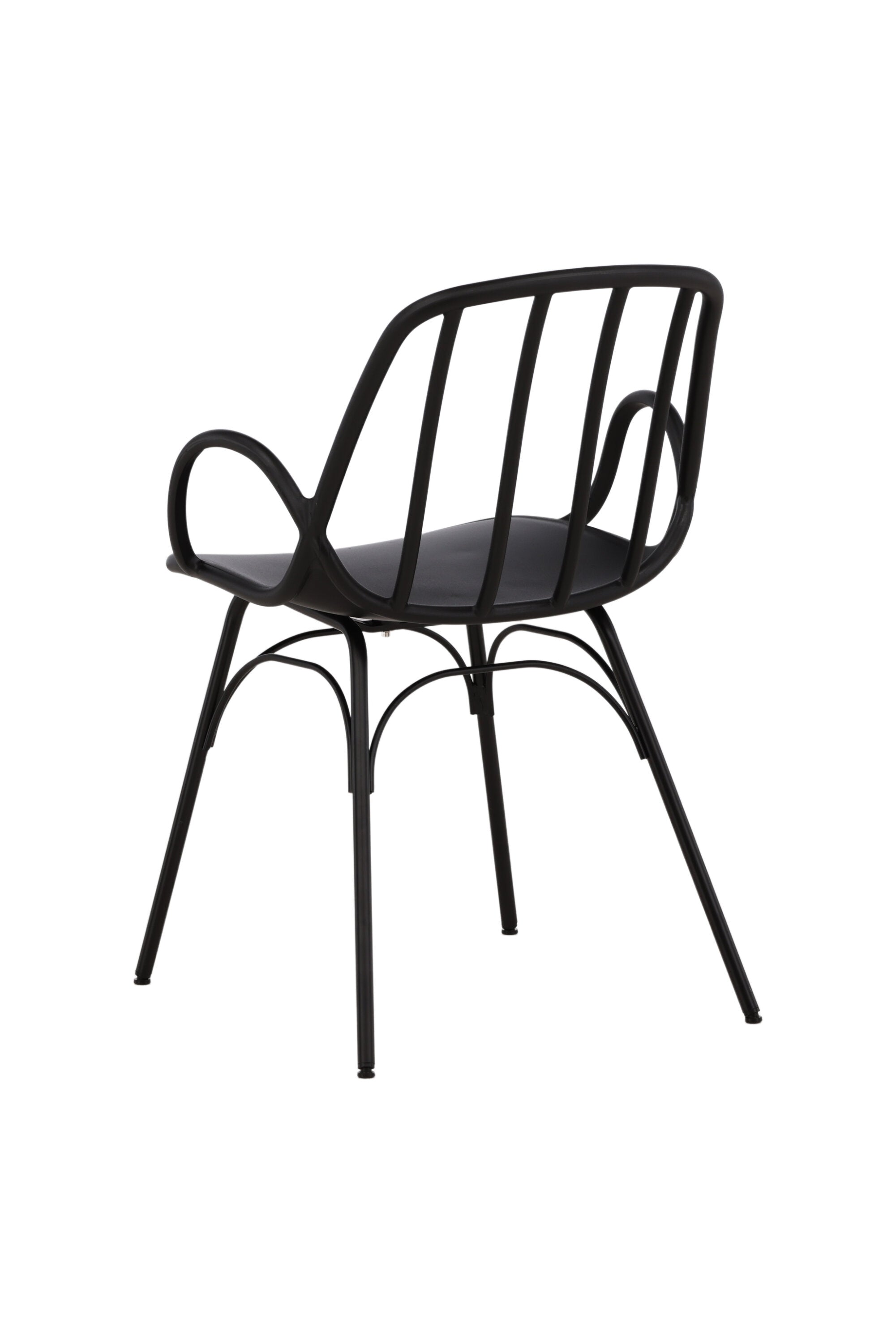 Dyrön Stuhl in Schwarz präsentiert im Onlineshop von KAQTU Design AG. Stuhl mit Armlehne ist von Venture Home