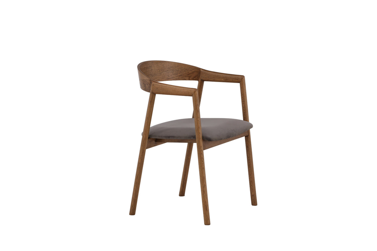 Långön Esszimmerstuhl in Braun präsentiert im Onlineshop von KAQTU Design AG. Stuhl mit Armlehne ist von Vind