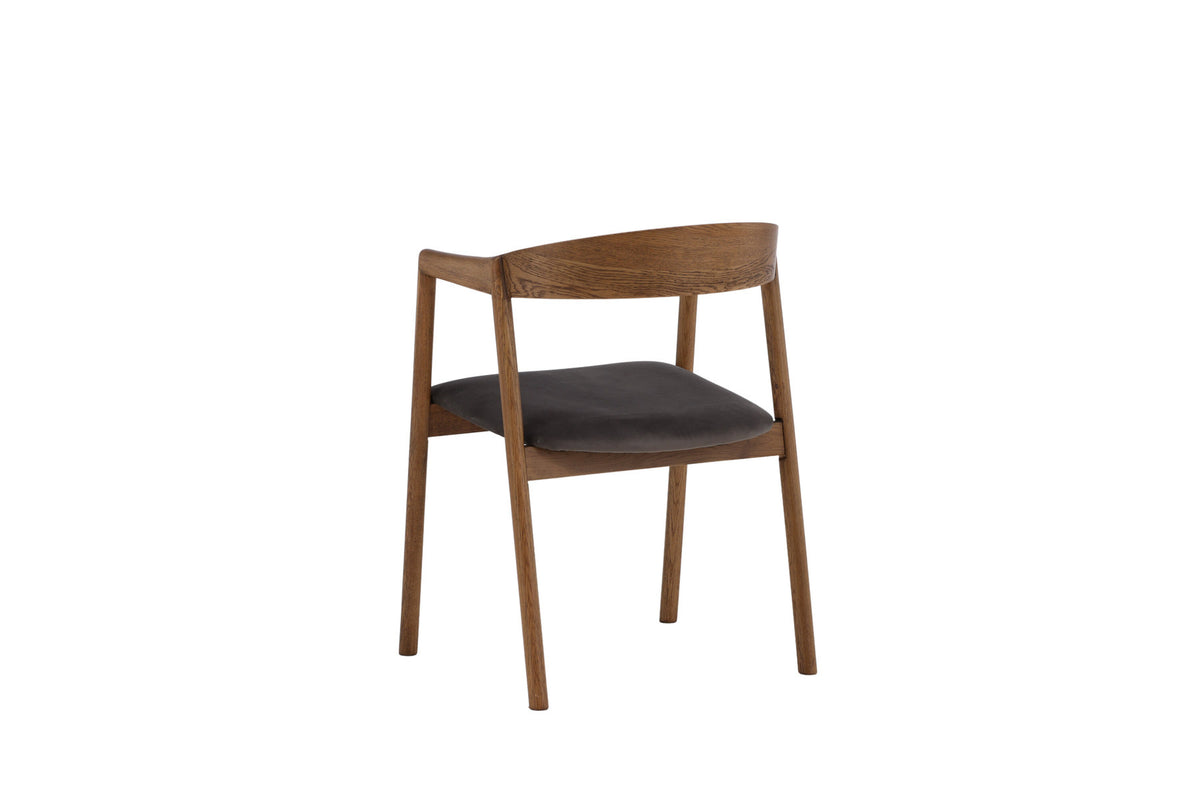 Långön Esszimmerstuhl in Braun präsentiert im Onlineshop von KAQTU Design AG. Stuhl mit Armlehne ist von Vind