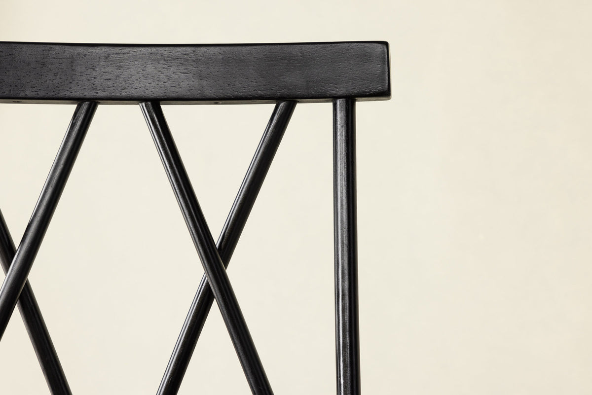 Mollöström Barstuhl in Schwarz präsentiert im Onlineshop von KAQTU Design AG. Barstuhl ist von Vind