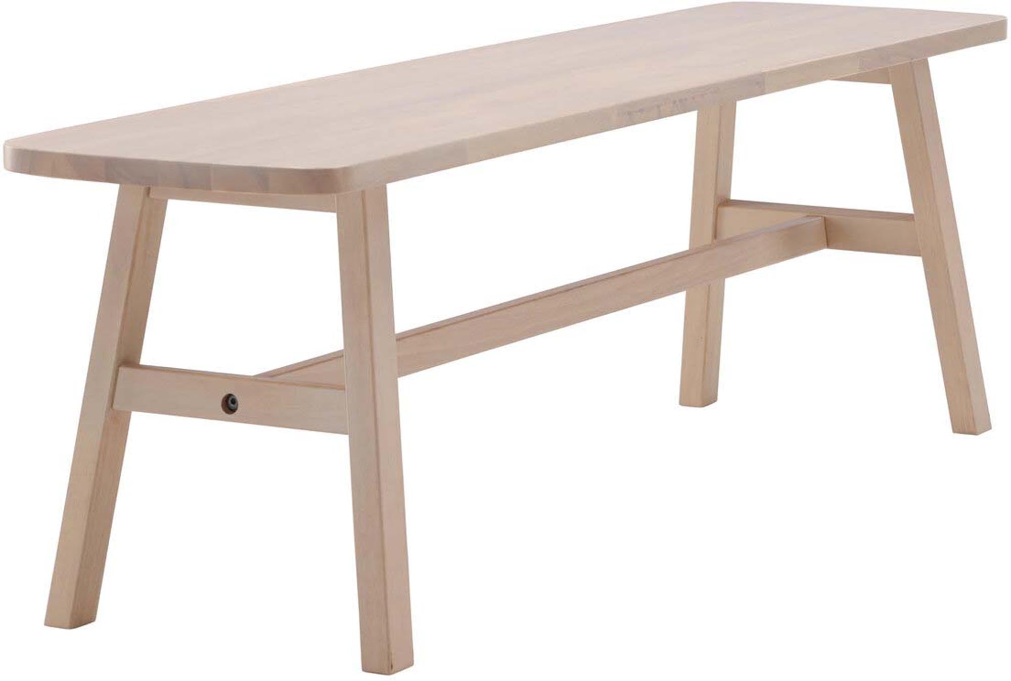 Hälsö Bank von Vind: Elegante Gummiholz-Sitzbank, die Funktionalität und zeitloses Design vereint. Ideal für jeden Raum!