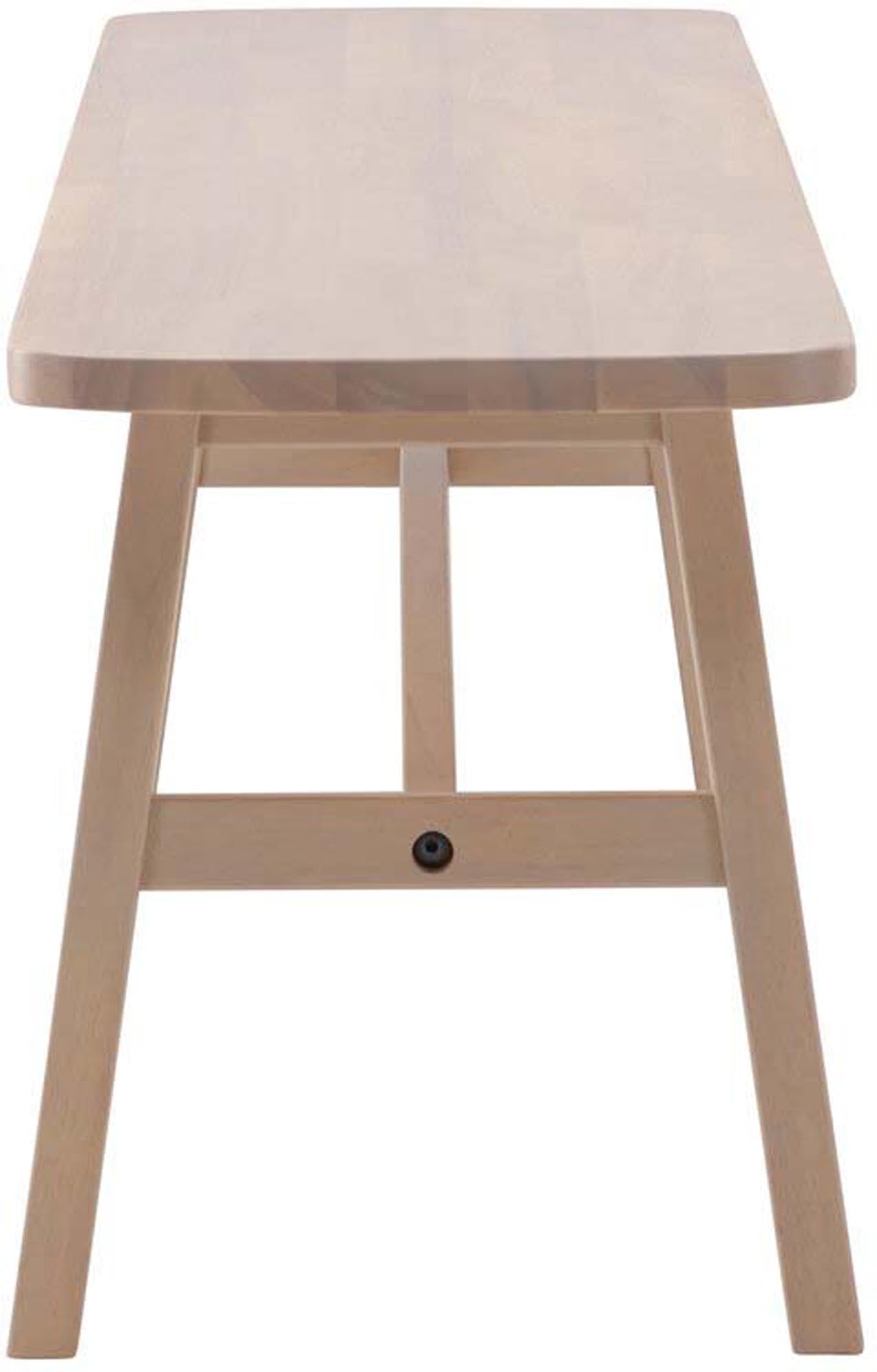 Hälsö Bank von Vind: Stilvolle Sitzbank aus robustem Gummiholz, perfekt für Flur, Wohnzimmer oder Essbereich. Funktionalität trifft Eleganz!