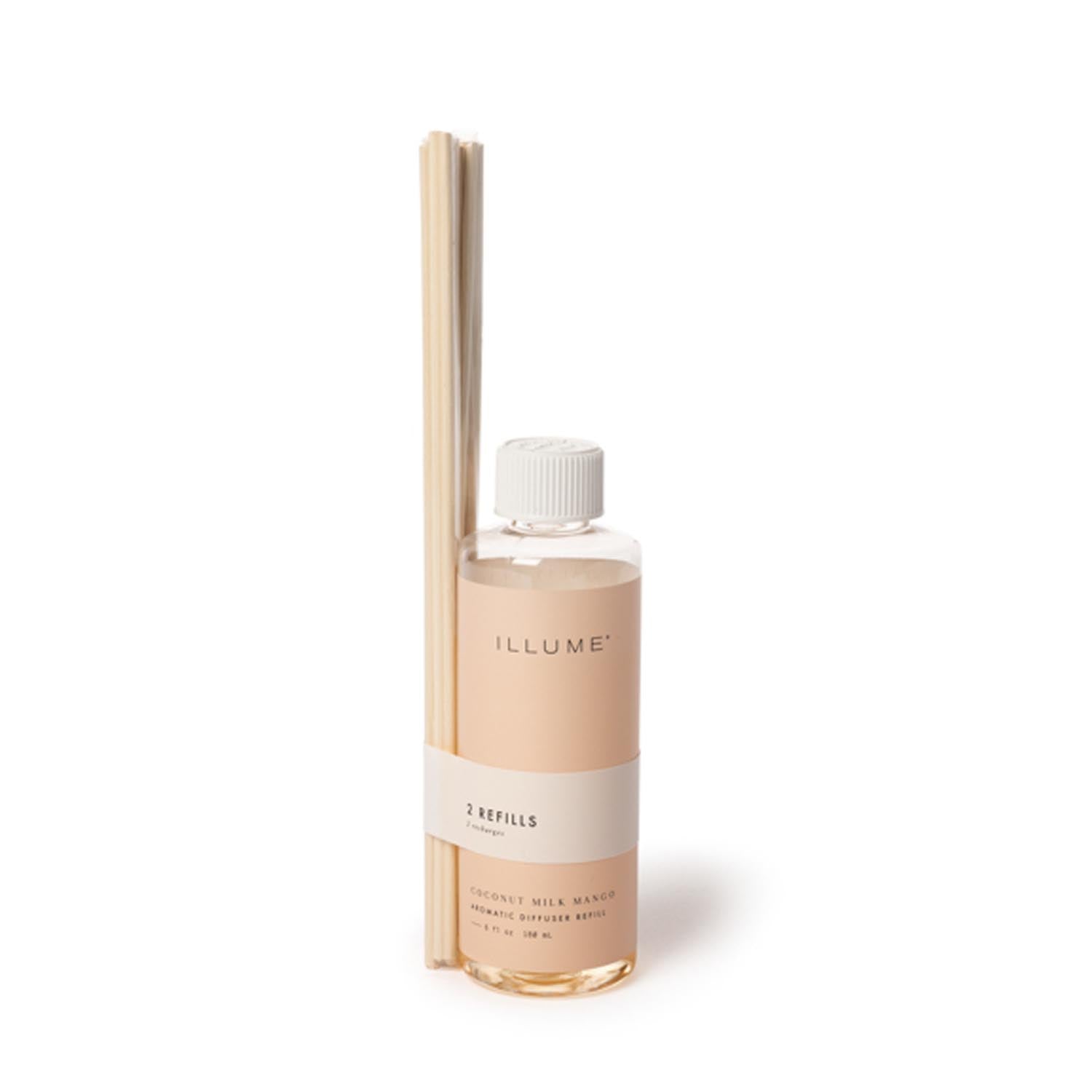 Coconut Milk Mango Diffusor-Nachfüllung, Rose, in Rose präsentiert im Onlineshop von KAQTU Design AG. Duftöl ist von Illume