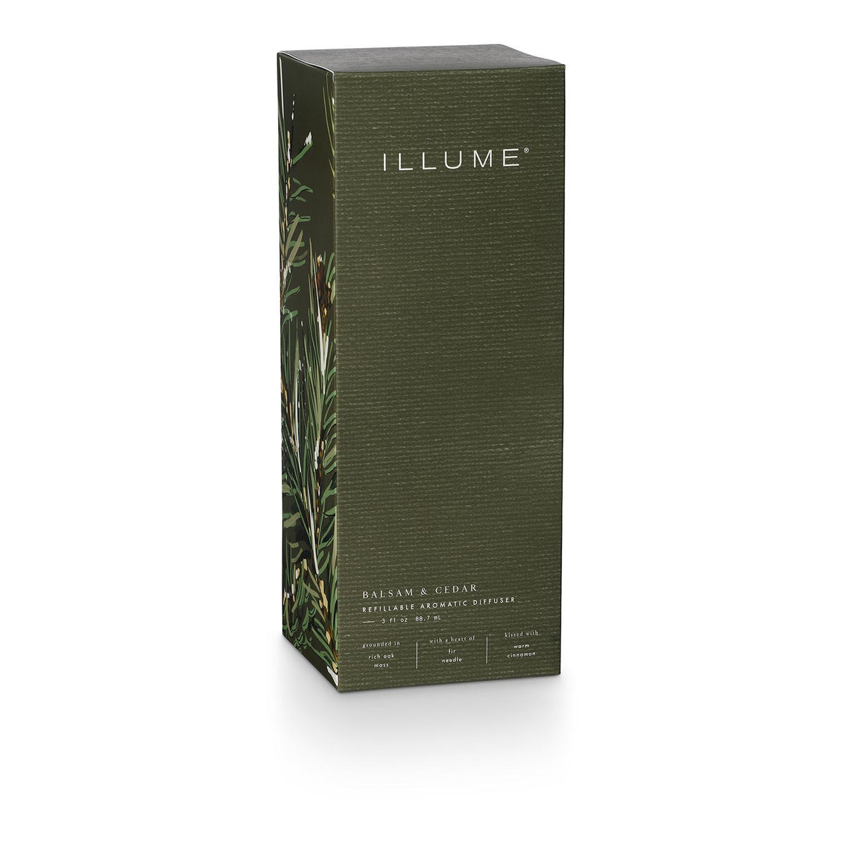 Balsam & Cedar Duftdiffusor, Grün, in Grün präsentiert im Onlineshop von KAQTU Design AG. Duftöl ist von Illume