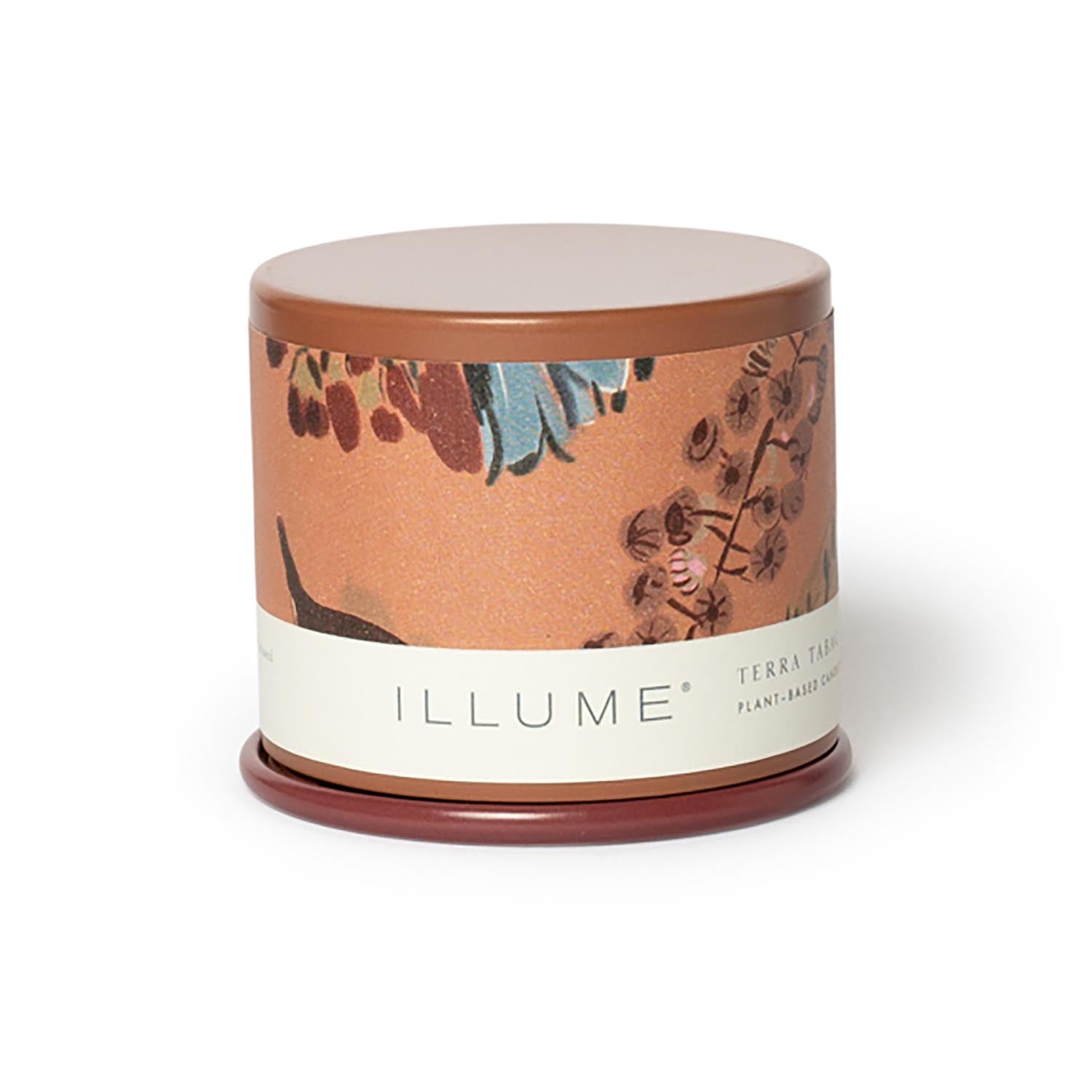 Terra Tabac Demi Vanity Tin Kerze, Braun, in Braun präsentiert im Onlineshop von KAQTU Design AG. Duftkerze ist von Illume