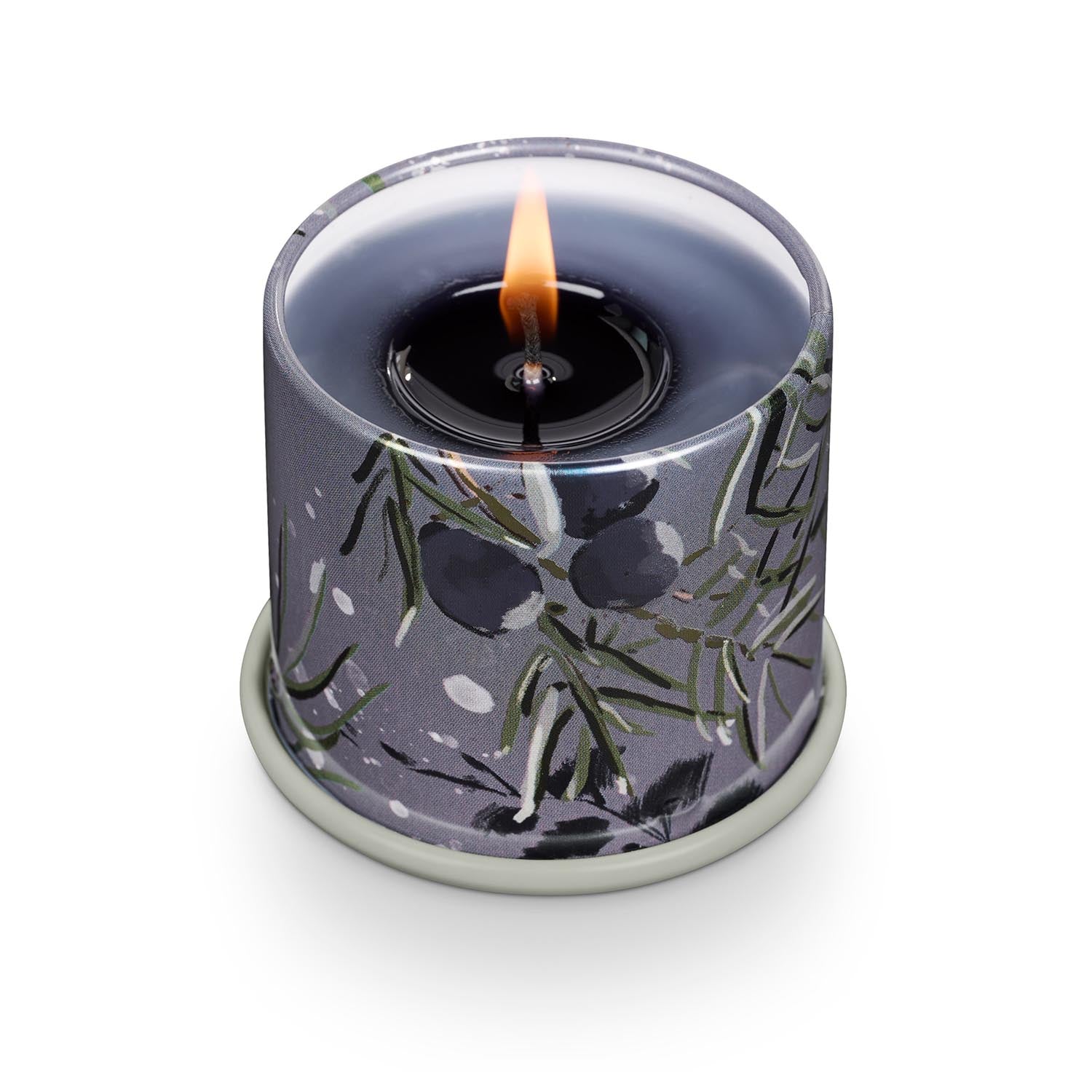 North Sky Demi Vanity Tin Kerze, Blau, in Blau präsentiert im Onlineshop von KAQTU Design AG. Duftkerze ist von Illume
