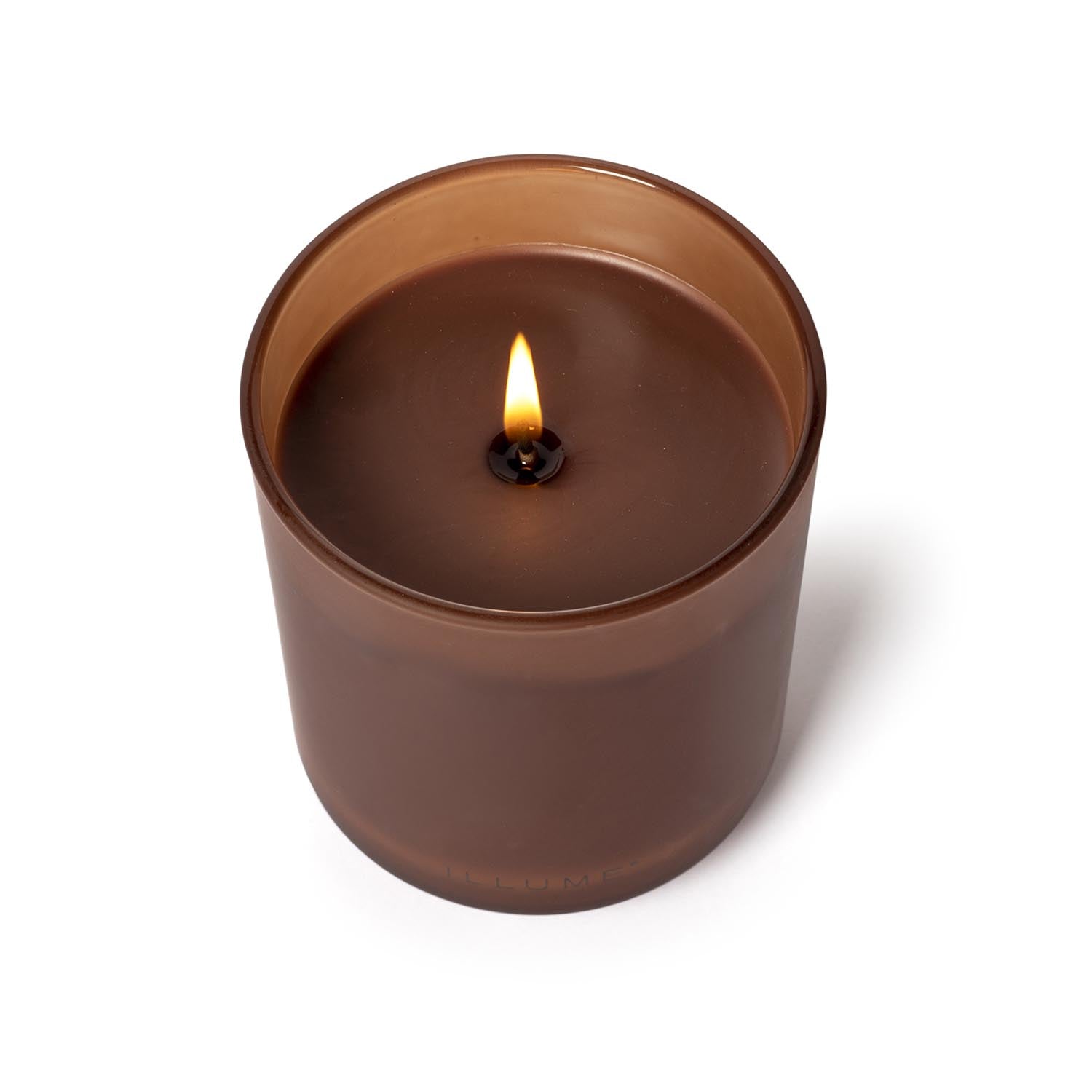Terra Tabac Box Glass Candle, Braun, in Braun präsentiert im Onlineshop von KAQTU Design AG. Duftkerze ist von Illume