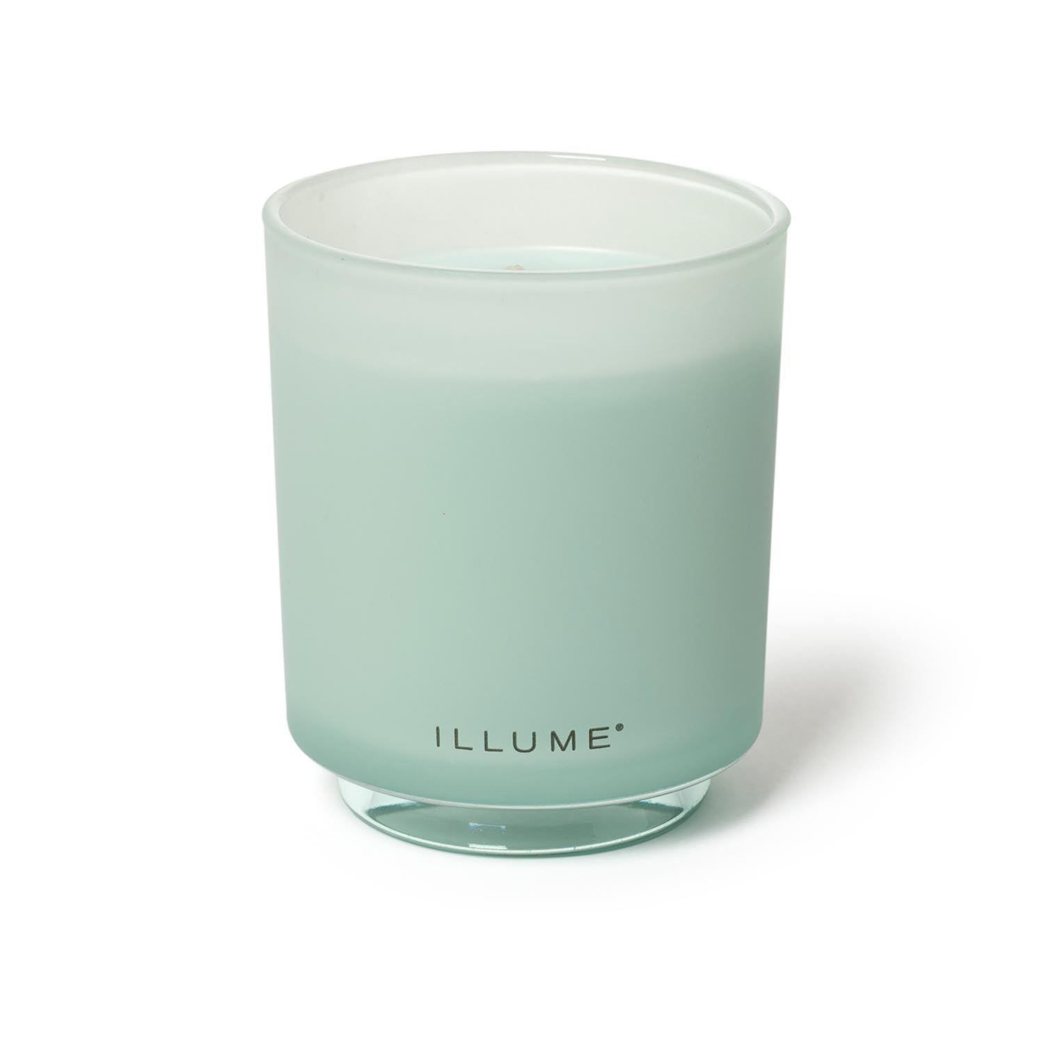 Fresh Sea Salt Box Glass Candle, Blau, in Blau präsentiert im Onlineshop von KAQTU Design AG. Duftkerze ist von Illume