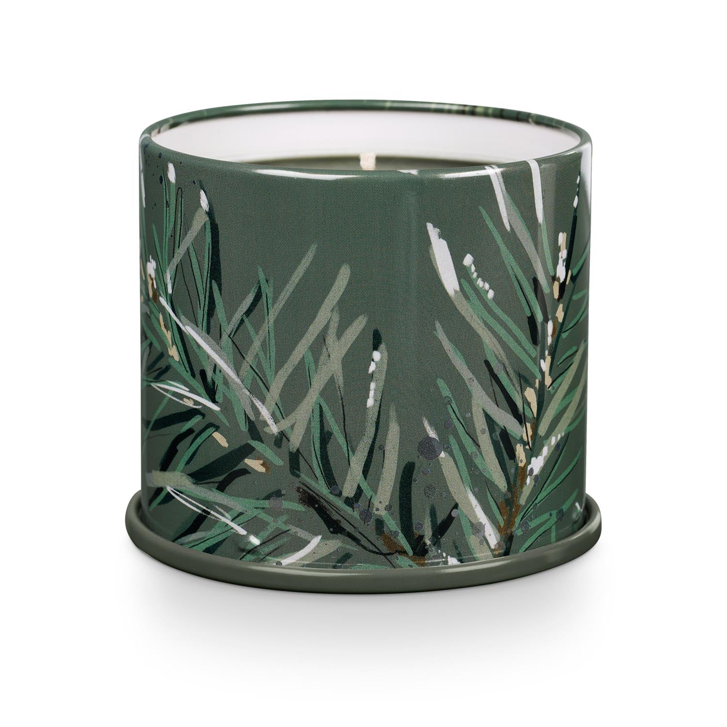 Balsam & Cedar Vanity Tin Duftkerze, Grün, in Grün präsentiert im Onlineshop von KAQTU Design AG. Duftkerze ist von Illume