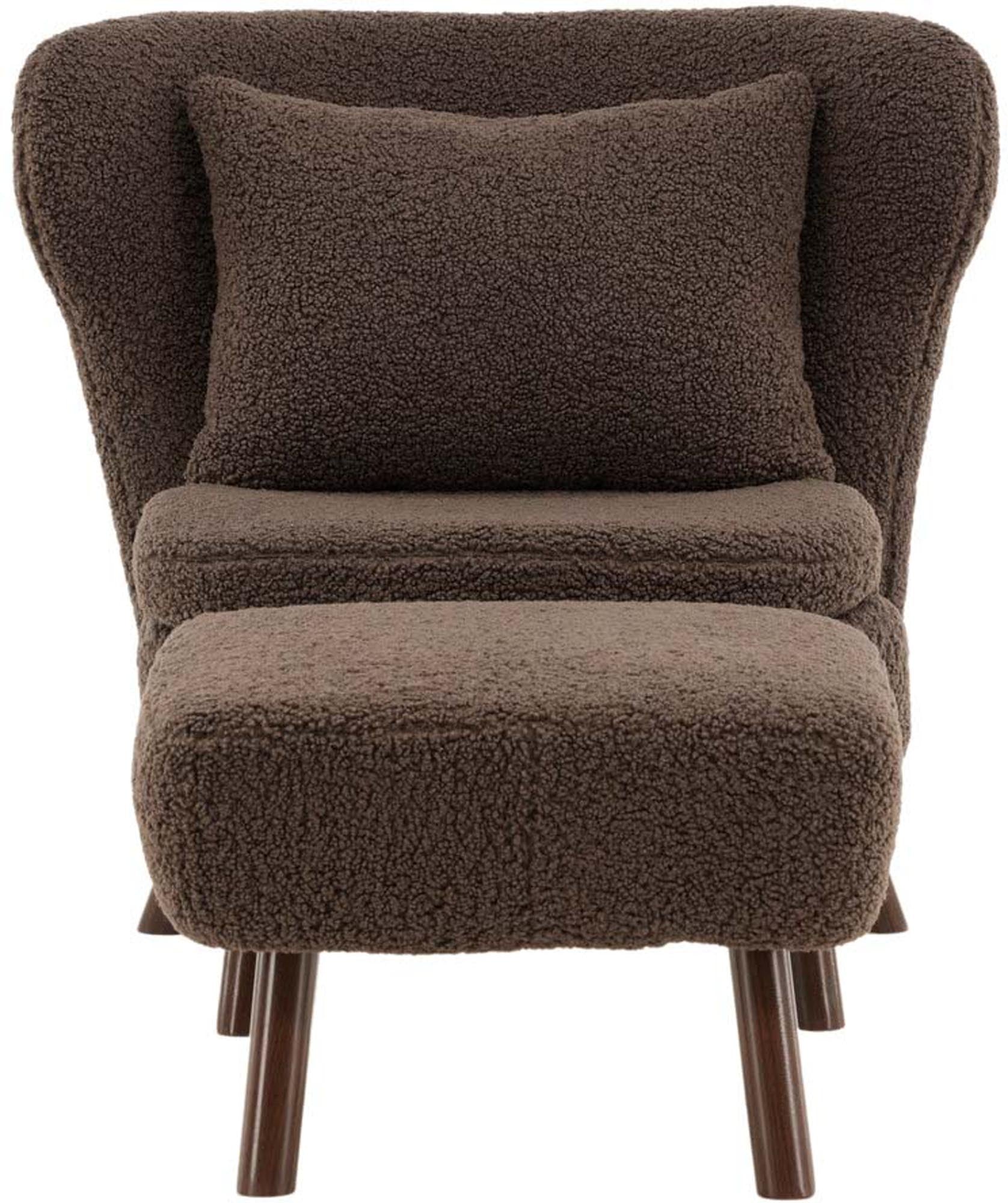 Ryxö Sessel von Vind: Kuscheliger Teddy-Bezug, stilvolle Beine, idealer Komfort. Perfekt für gemütliche Stunden.