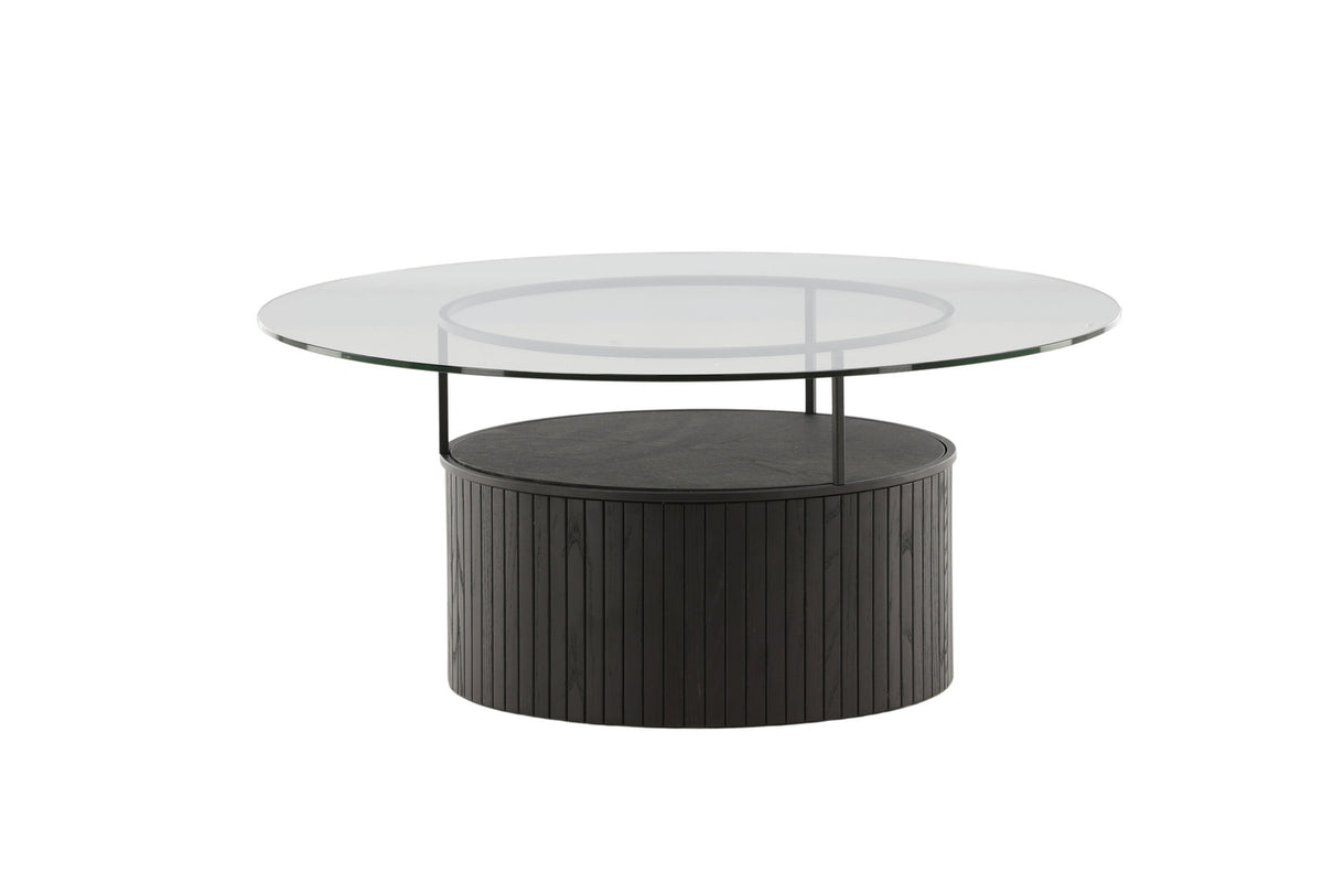 Bovall Coffee Tisch in Schwarz präsentiert im Onlineshop von KAQTU Design AG. Beistelltisch ist von Furniture Fashion