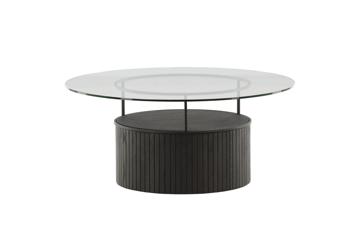 Bovall Coffee Tisch in Schwarz präsentiert im Onlineshop von KAQTU Design AG. Beistelltisch ist von Furniture Fashion
