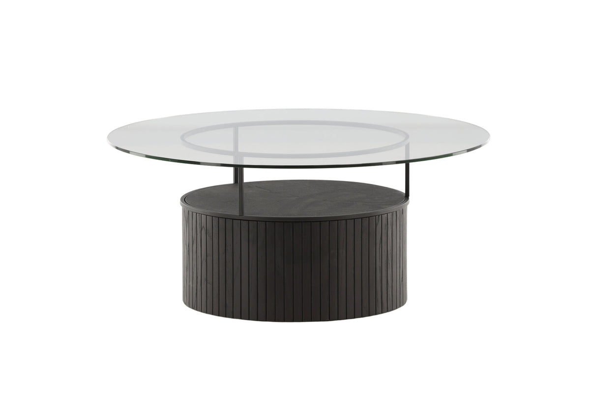 Bovall Coffee Tisch in Schwarz präsentiert im Onlineshop von KAQTU Design AG. Beistelltisch ist von Furniture Fashion