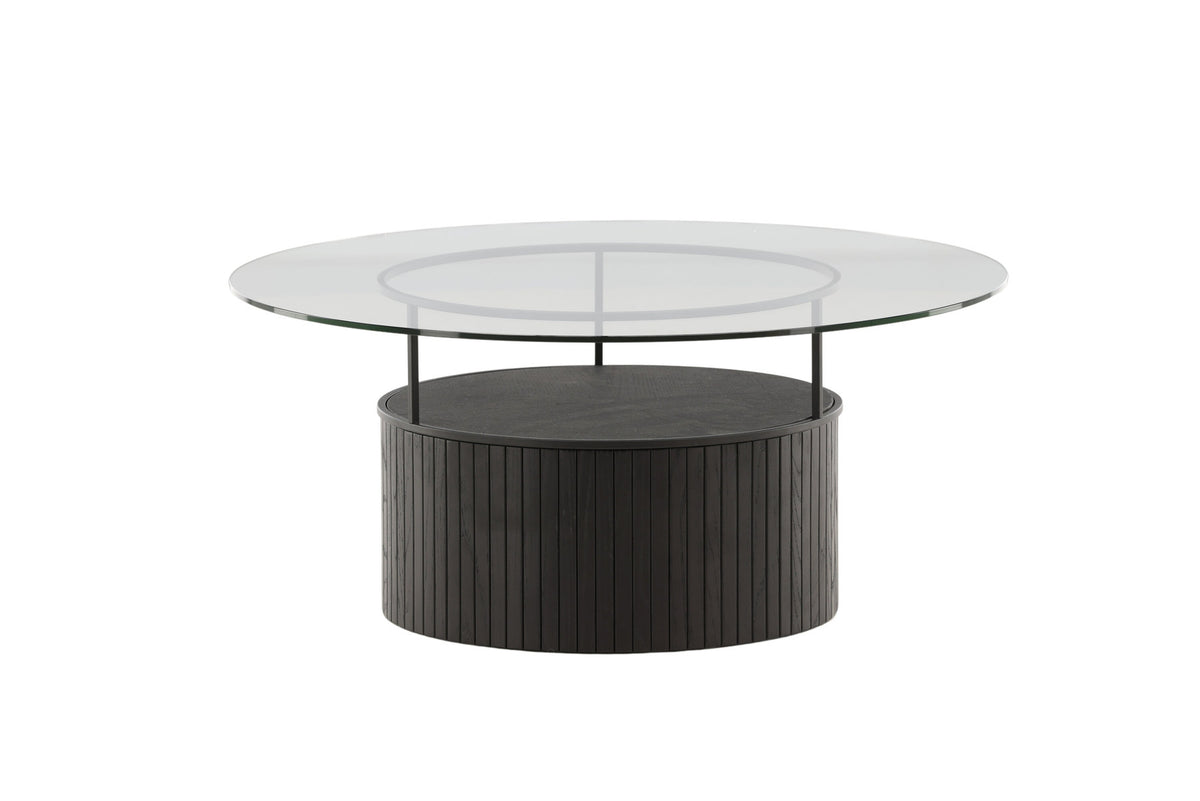 Bovall Coffee Tisch in Schwarz präsentiert im Onlineshop von KAQTU Design AG. Beistelltisch ist von Furniture Fashion