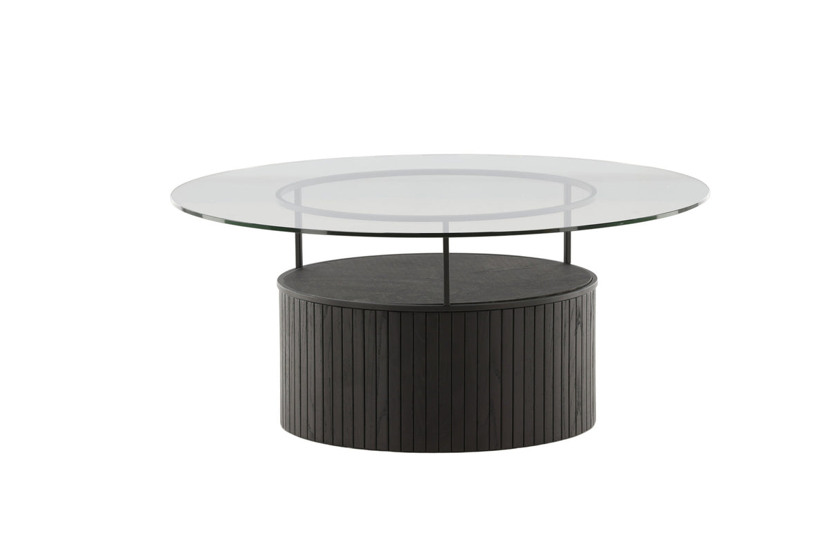 Bovall Coffee Tisch in Schwarz präsentiert im Onlineshop von KAQTU Design AG. Beistelltisch ist von Furniture Fashion