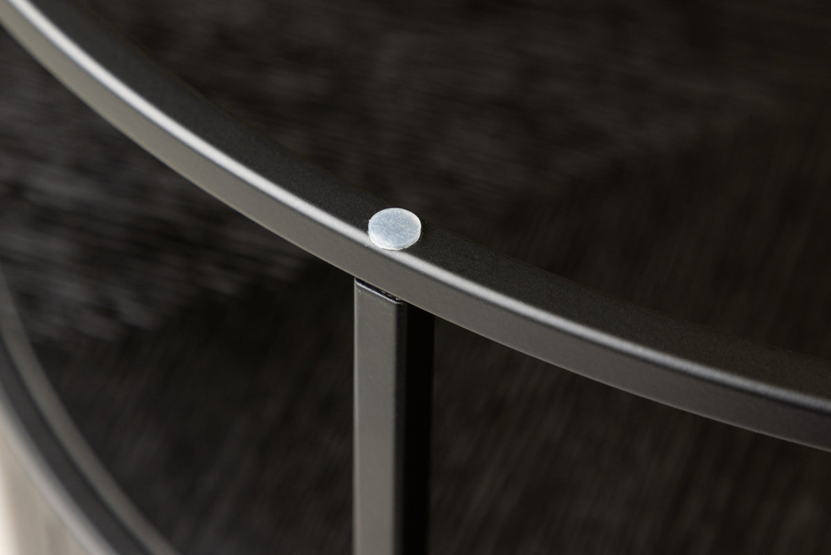 Bovall Coffee Tisch in Schwarz präsentiert im Onlineshop von KAQTU Design AG. Beistelltisch ist von Furniture Fashion
