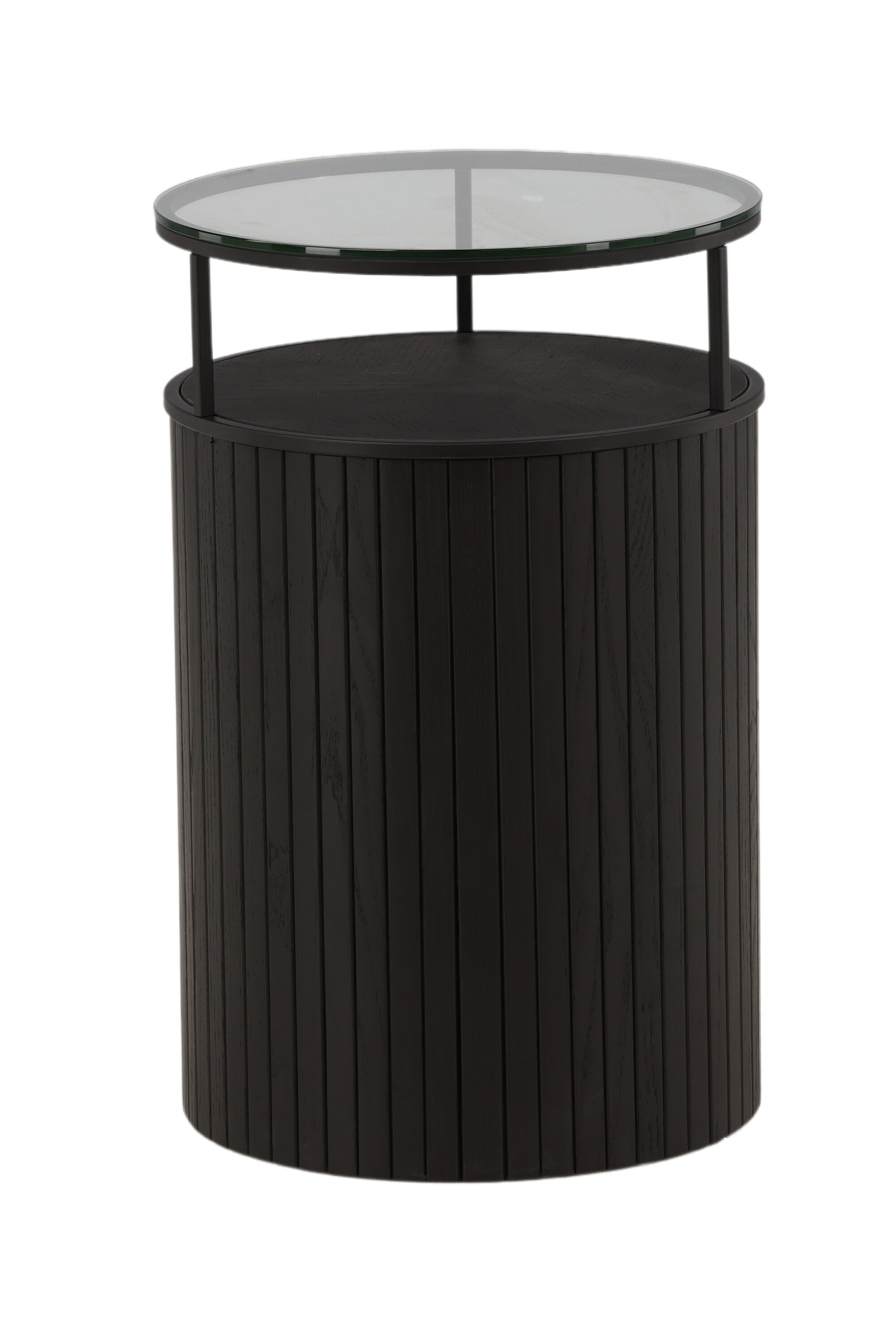 Bovall Beistelltisch in Schwarz präsentiert im Onlineshop von KAQTU Design AG. Beistelltisch ist von Furniture Fashion