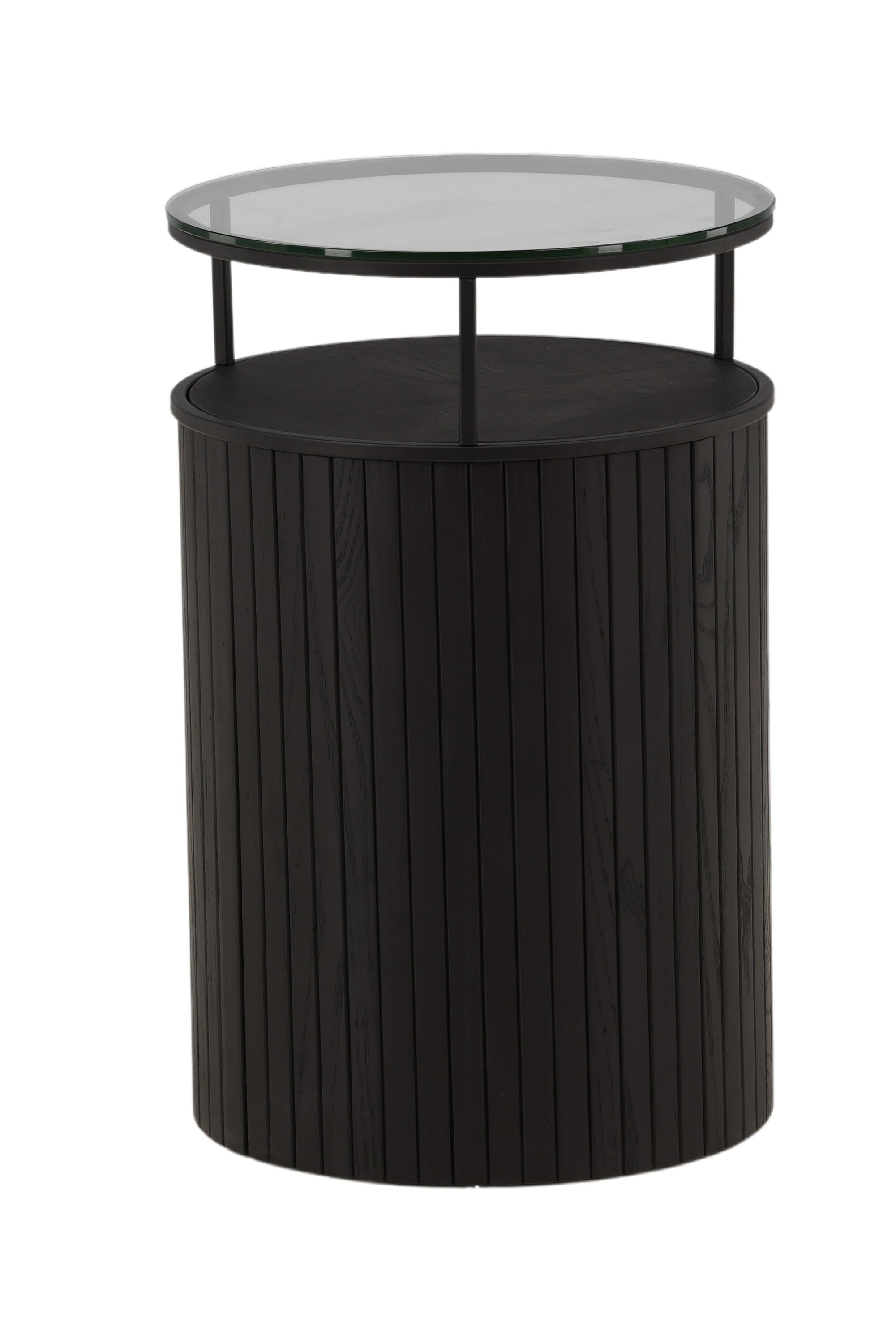 Bovall Beistelltisch in Schwarz präsentiert im Onlineshop von KAQTU Design AG. Beistelltisch ist von Furniture Fashion