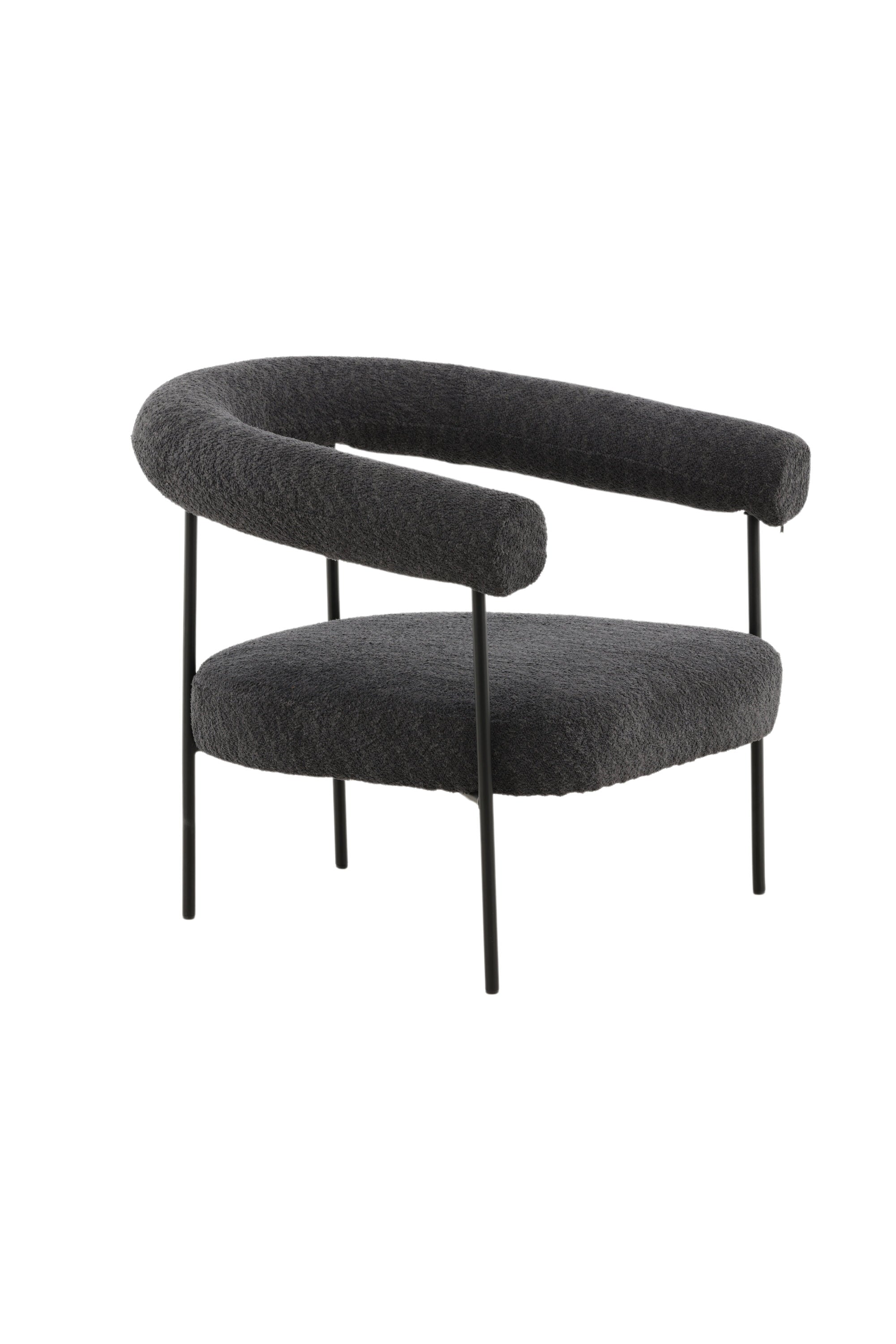 Hökåsen x Josefin Lustig Sessel in Dunkelgrau präsentiert im Onlineshop von KAQTU Design AG. Sessel mit Armlehnen ist von Vind